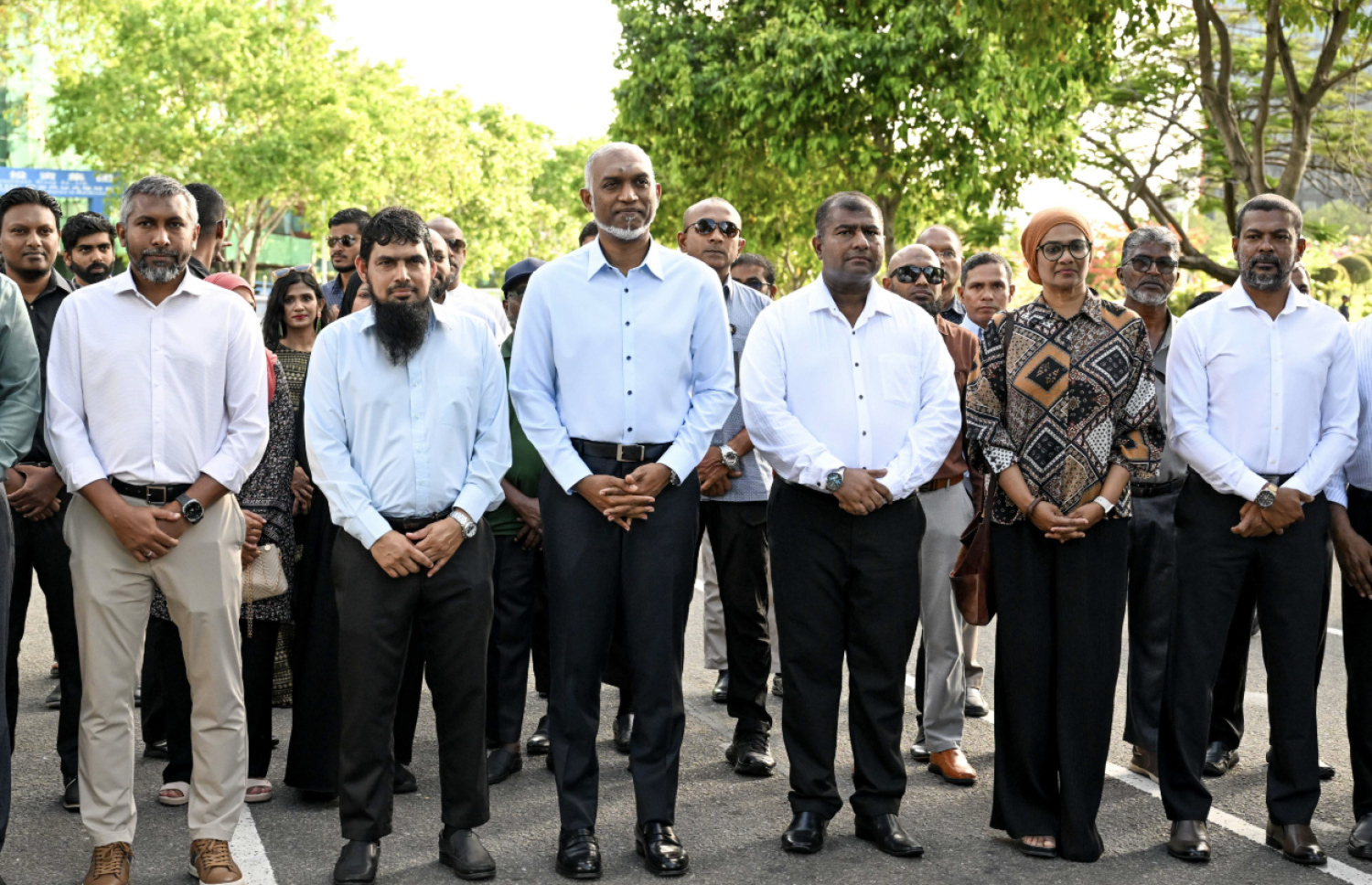 އައިޔޫއެމްގެ ސަނާބިލް ބިލްޑިން އެޅުމުގެ މަޝްރޫއު ފެށުމަށް ބޭއްވި ރަސްމިއްޔާތު.