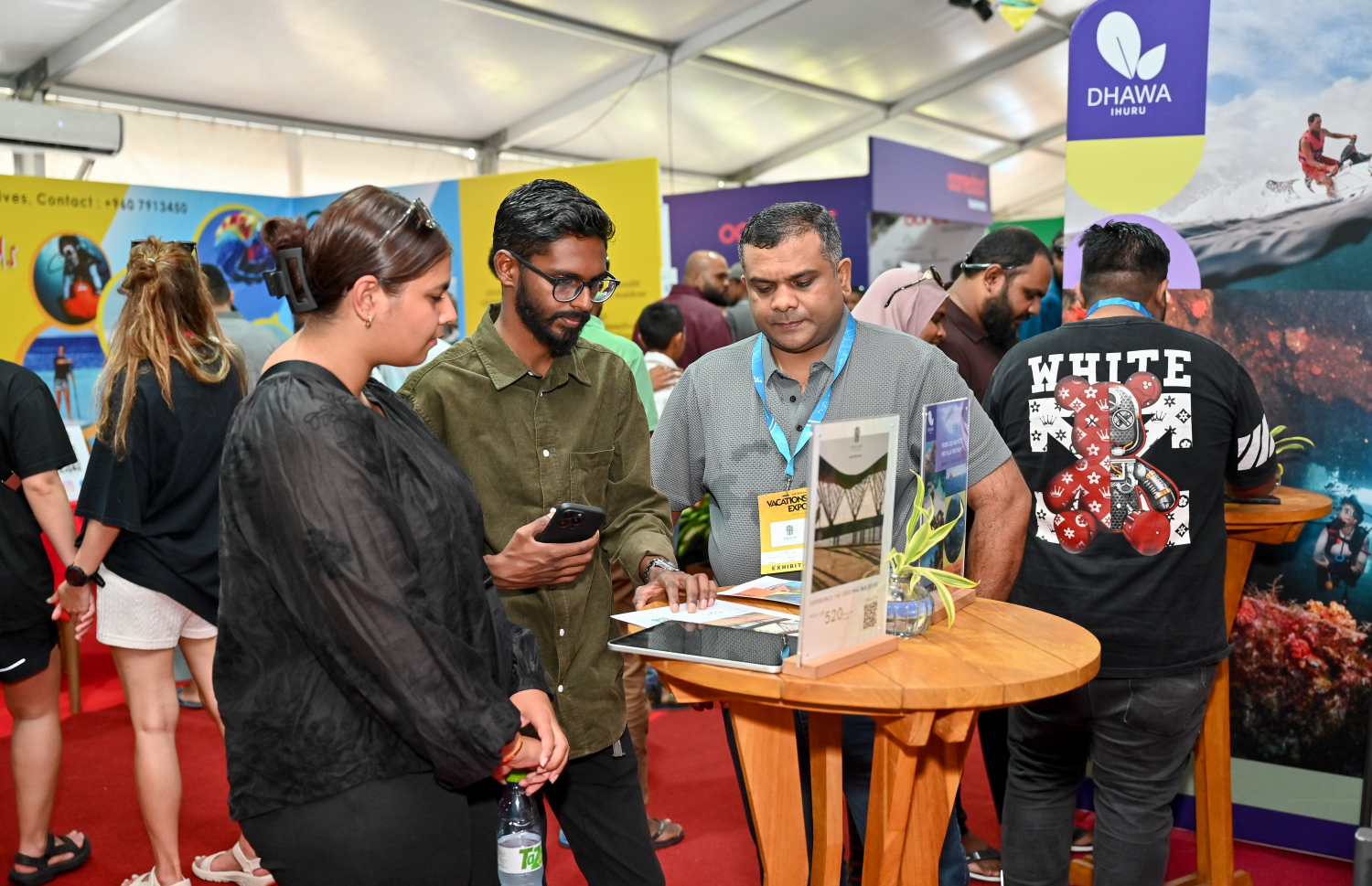 ހައިރައިސް ޕްރައިވެޓް ލިމިޓެޑުން އިންތިޒާމުކޮށްގެން ހުޅުމާލެ ސެންޓްރަލް ޕާކުގައި ކުރިއަށްގެންދާ ވެކޭޝަންސް އެކްސްޕޯ-- ފޮޓޯ: ނިޝާން އަލީ | މިހާރު