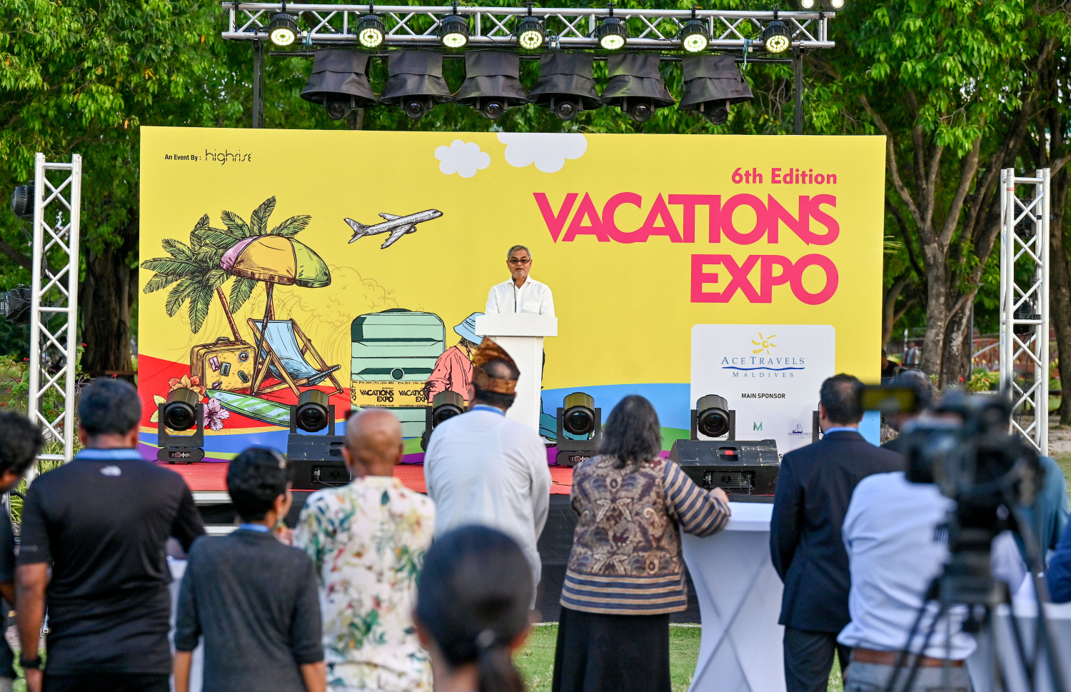 ހައިރައިސް ޕްރައިވެޓް ލިމިޓެޑުން އިންތިޒާމުކޮށްގެން ހުޅުމާލެ ސެންޓްރަލް ޕާކުގައި ކުރިއަށްގެންދާ ވެކޭޝަންސް އެކްސްޕޯ.-- ފޮޓޯ: ނިޝާން އަލީ