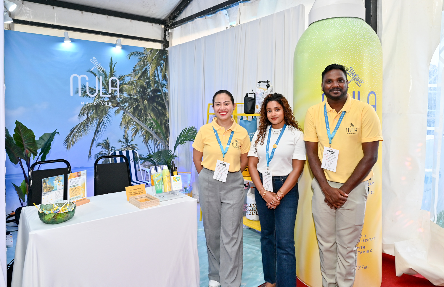 ހައިރައިސް ޕްރައިވެޓް ލިމިޓެޑުން އިންތިޒާމުކޮށްގެން ހުޅުމާލެ ސެންޓްރަލް ޕާކުގައި ކުރިއަށްގެންދާ ވެކޭޝަންސް އެކްސްޕޯ.-- ފޮޓޯ: ނިޝާން އަލީ