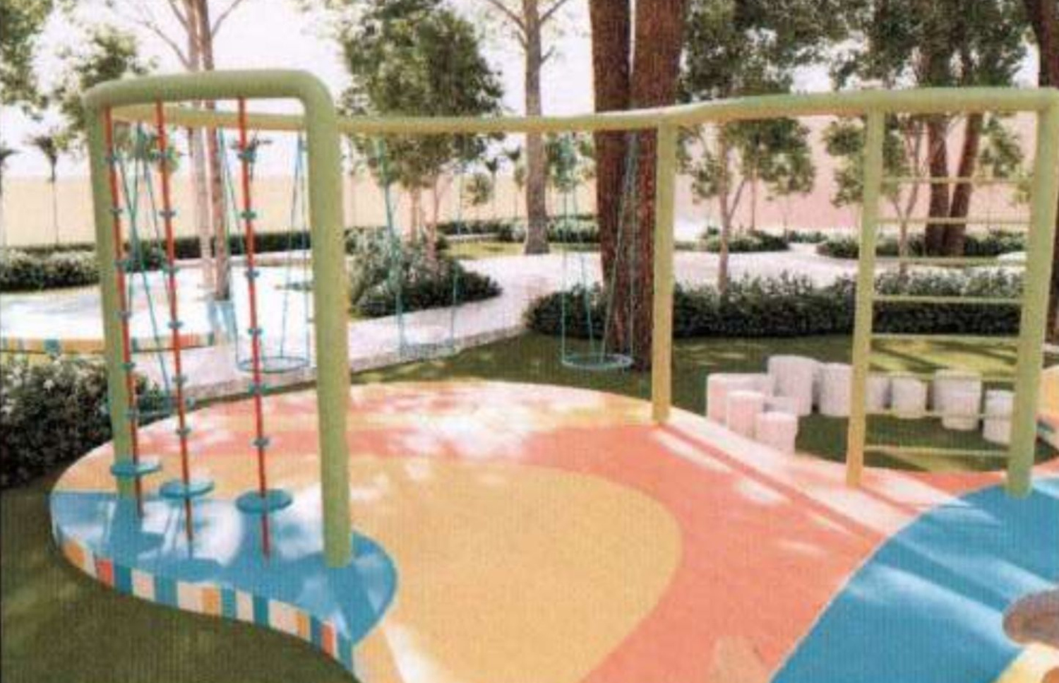 ސިޓީ ޕާކު ތަރައްގީކޮށް ނިމޭއިރު އޮންނާނެ ގޮތުގެ ކުރެހުމެއް.-- ފޮޓޯ: މާލެ ސިޓީ ކައުންސިލް