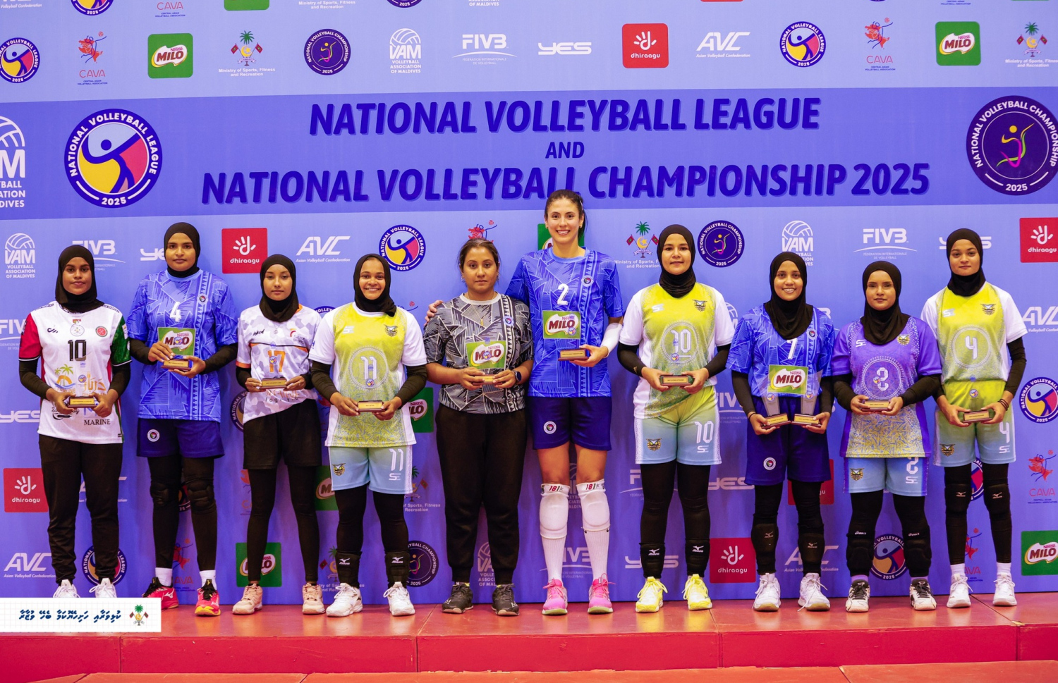 އިންޑިވިޖުއަލް ވަނަތައް ހޯދި ކުޅުންތެރިން. -- ފޮޓޯ: ސްޕޯޓްސް މިނިސްޓްރީ