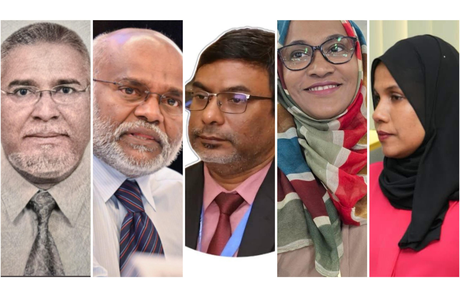 ޔުމްނު ވެއްޓުނު މައްސަލަ ބަލަން ރައީސް އުފެއްދެވި ރިޔާސީ ކޮމިޝަންގެ މެމްބަރުން.
