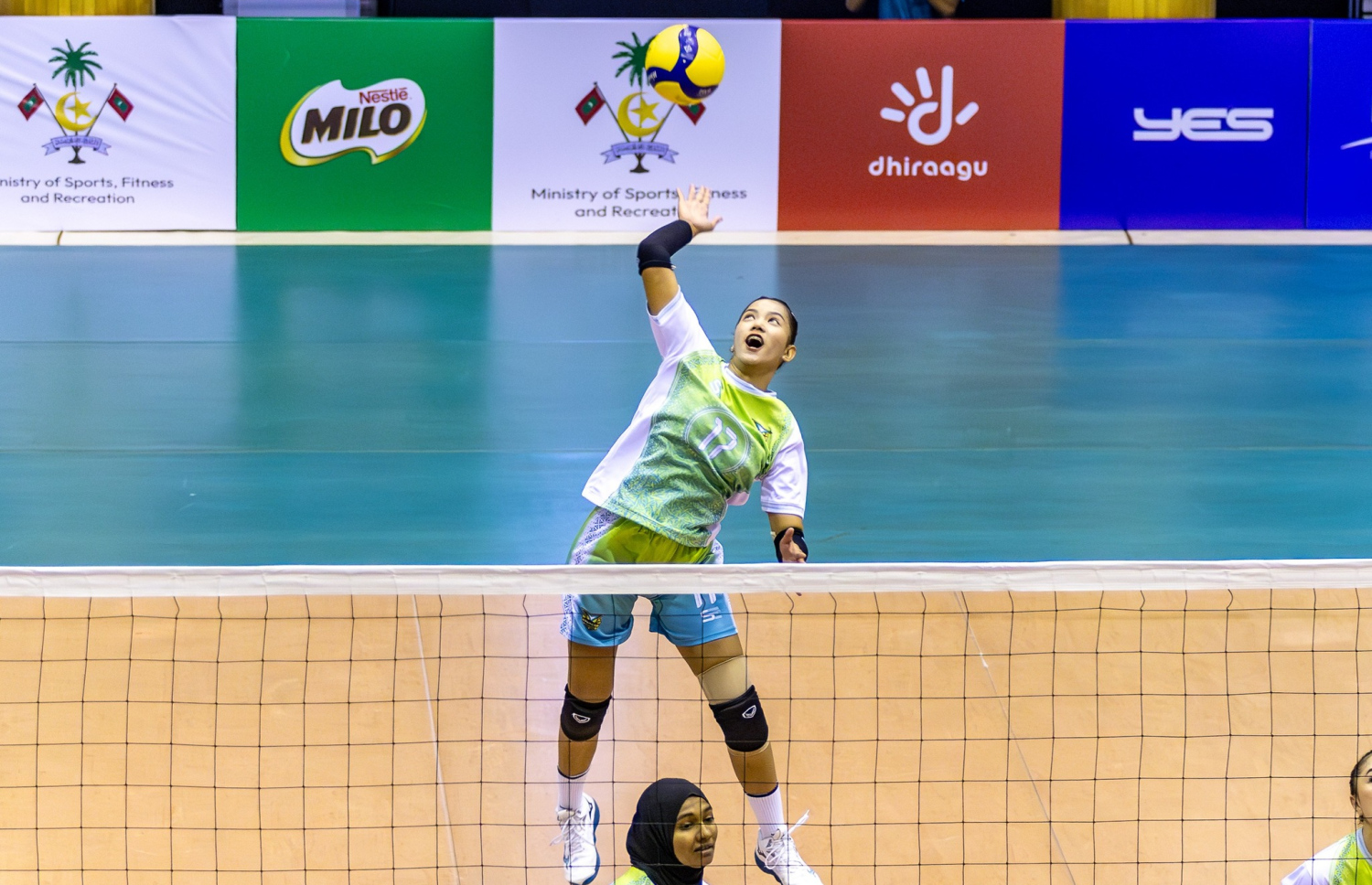 ވެމްކޯ އާއި ފްލެކްސާ ބައްދަލުކުރި މެޗުގެ ތެރެއިން.-- ފޮޓޯ: ވީއޭއެމް