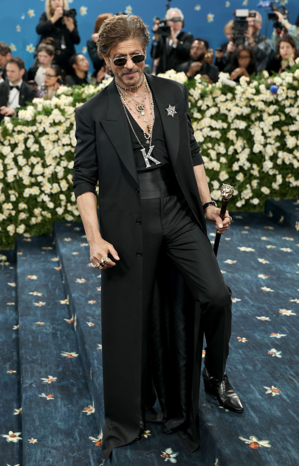 މި އަހަރުގެ މެޓް ގާލާގައި ބޮލީވުޑްގެ ސުޕަސްޓާރު ޝާހްރުކް ހާން.-- ފޮޓޯ: ގެޓީ އިމޭޖެސް