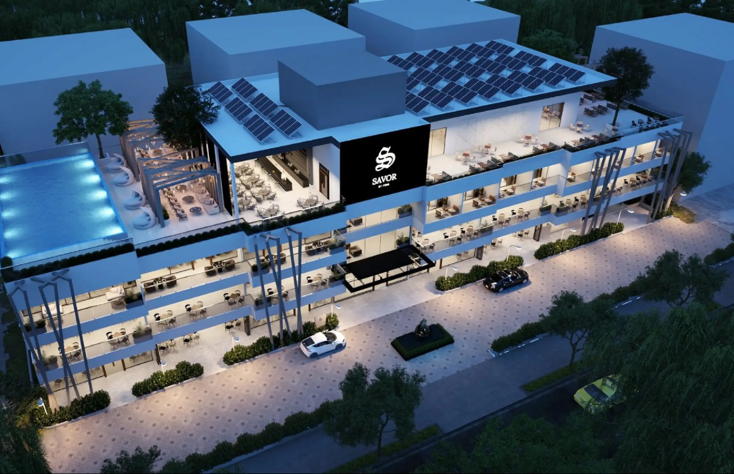 ސޭވާ ޕްރޮޖެކްޓް. އެ ޕްރޮޖެކްޓްގެ ދަށުން ބައިނަލްއަގްވާމީ އަދި ޒަމާނީ ފެންވަރުގެ ރެސްޓޯރެންޓްތަކާއި ޖިމް، ޕޫލް  އަދި ކޮންފަރެންސް ރޫމް ފަދަ ތަންތަން ހަދާނެ -- ފޮޓޯ: ޑީއައިޕީ