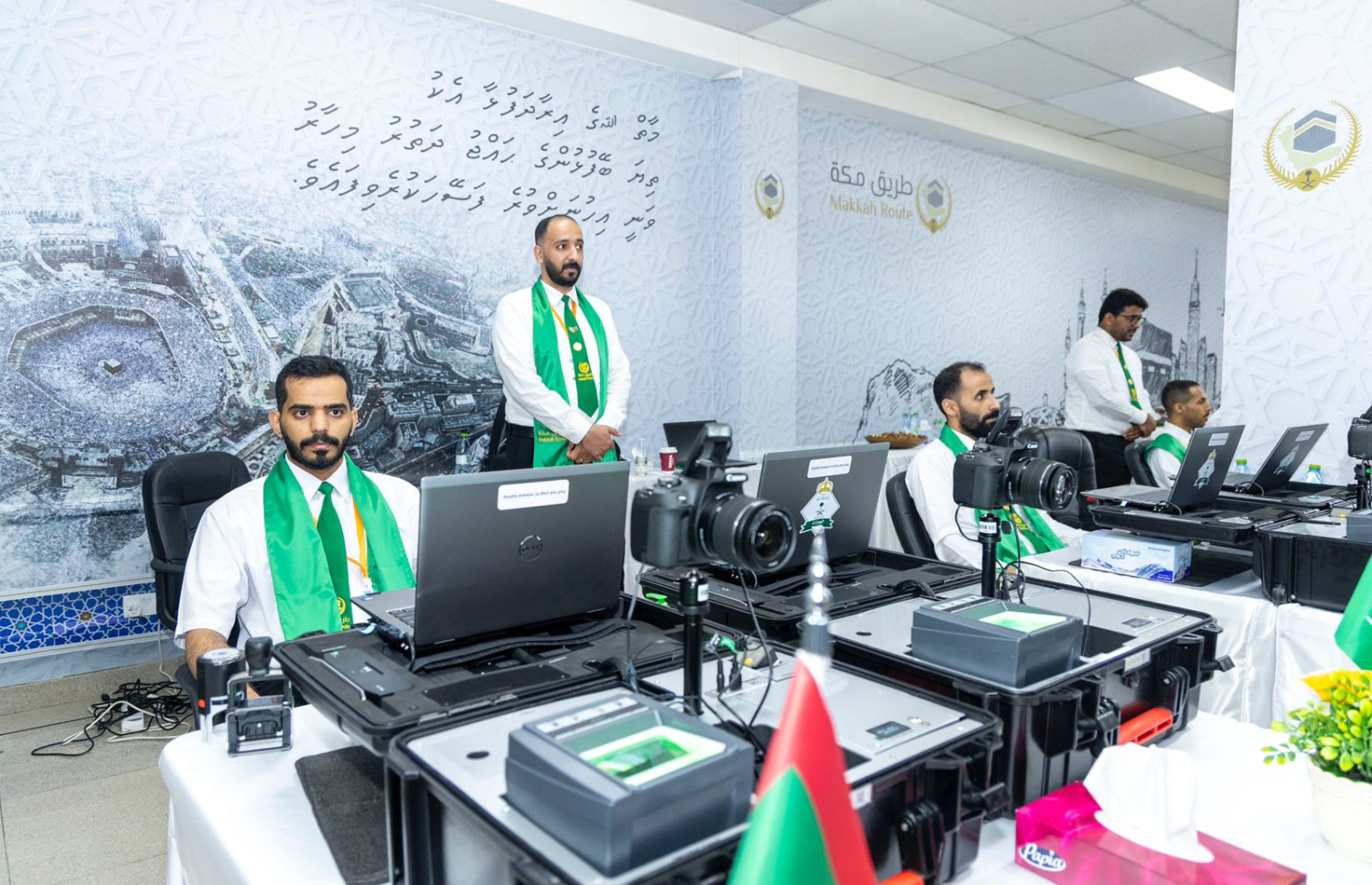 މައްކާ ރޫޓް އިނީޝިއޭޓިވް އިފްތިތާހު ކުރަން ބޭއްވި ރަސްމިއްޔާތު.-- ފޮޓޯ: ރައީސް އޮފީސް