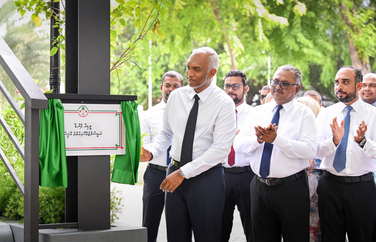 މީޑިއާ ފެންޑާ، ރައީސް ހުޅުއްވައިދެއްވަނީ -- ފޮޓޯ: ރައީސް އޮފީސް