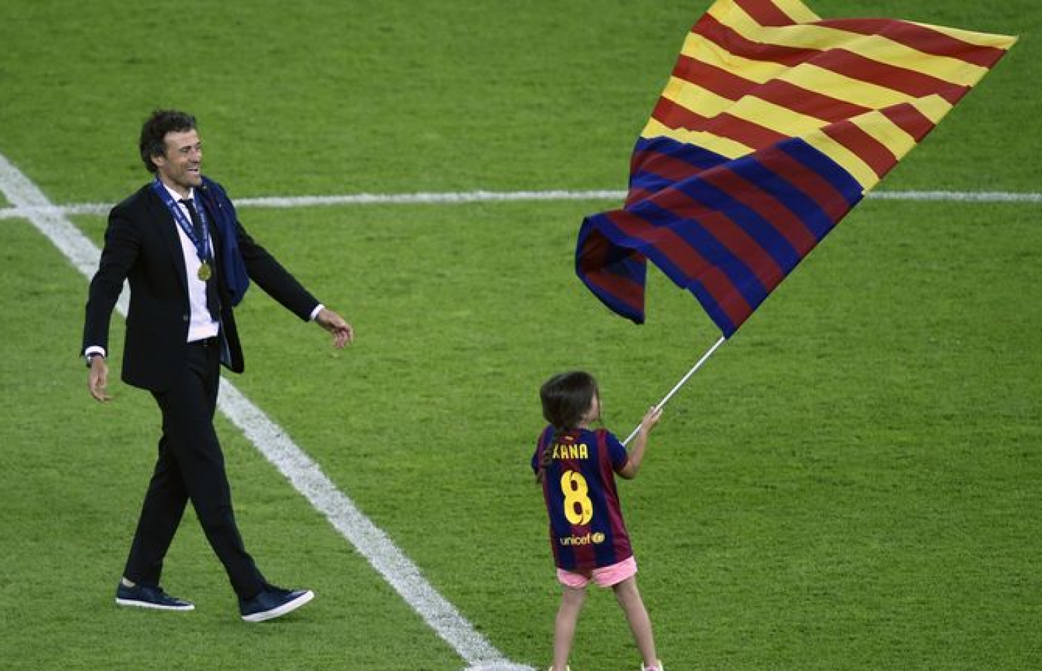 އެންރީކޭ 2015 ގައި ދަރިފުޅާ އެކު.