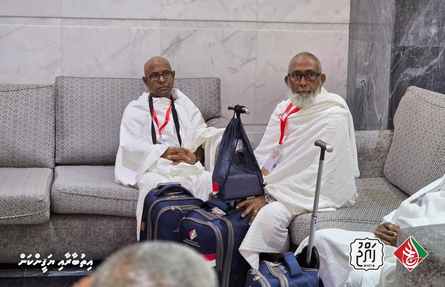 ދިވެހި ހައްޖާޖީން މިނާގައި: ހައްޖާޖީން މިނާއަށް އައުމުން ވަނީ ހޫނު މަރުހަބާއެއް ކިޔާފައި -- ފޮޓޯ: ހައްޖު ކޯޕްރޭޝަން