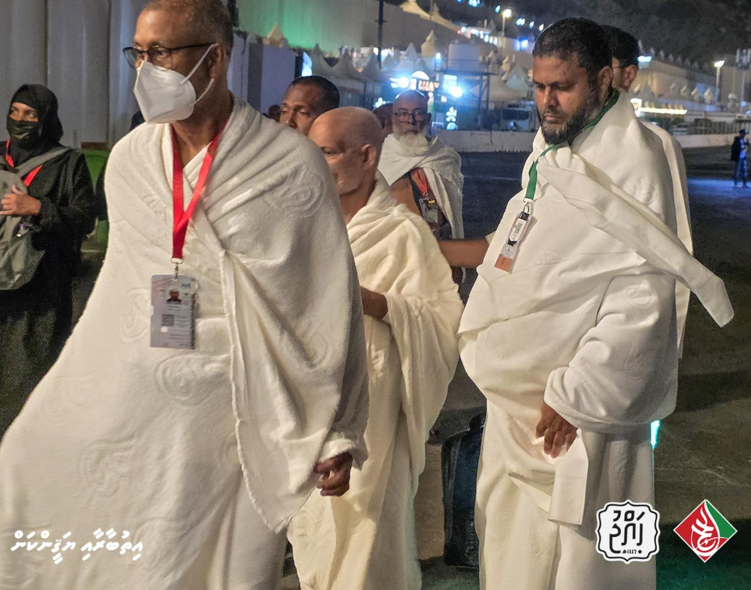 ދިވެހި ހައްޖާޖީން މިނާއަށް ދިއުމަށް ތައްޔާރުވަނީ -- ފޮޓޯ: ހައްޖު ކޯޕްރޭޝަން