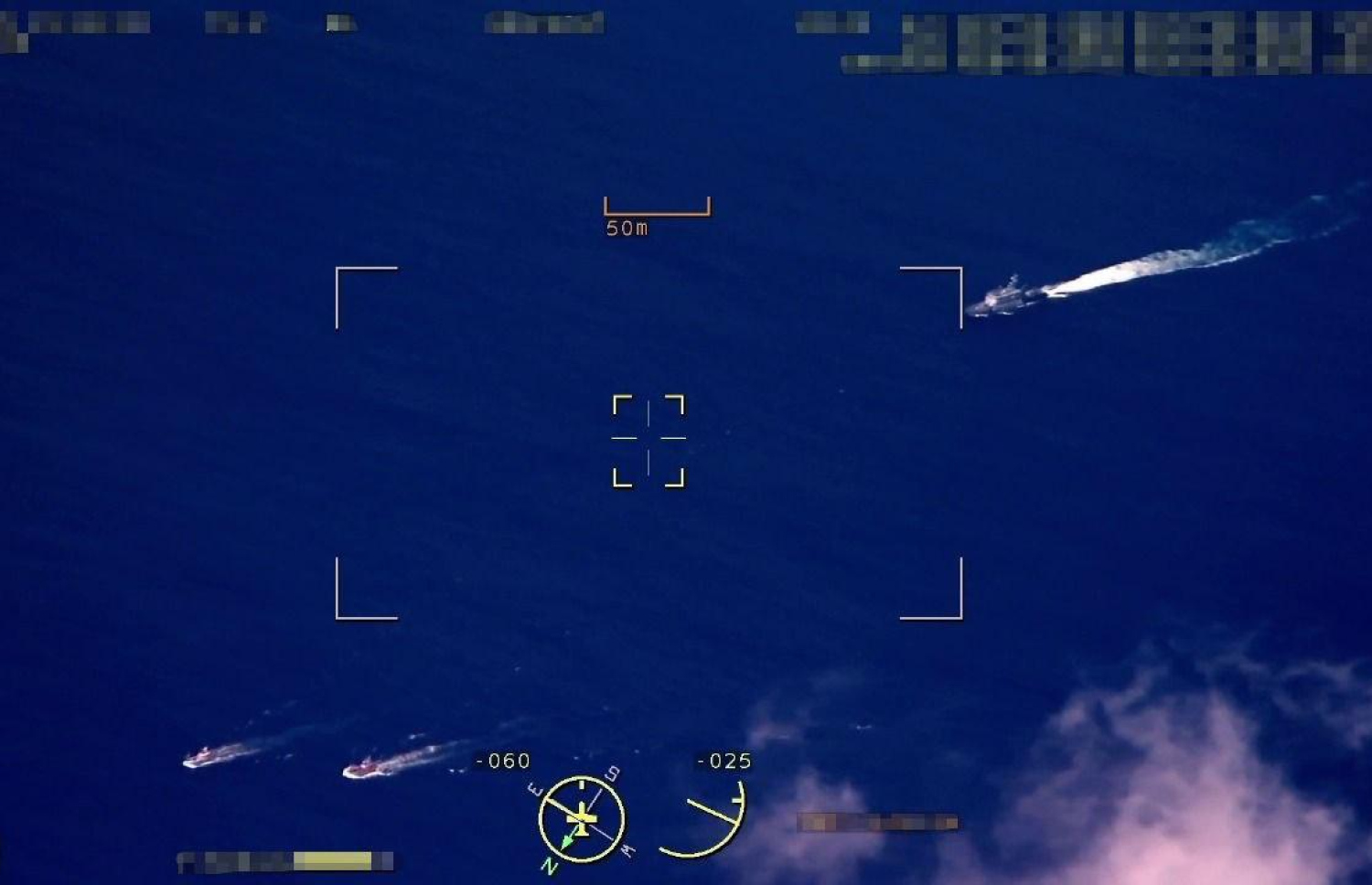 ގަވާއިދާ ހިލާފަށް ރާއްޖޭގެ ކަނޑުގެ ސަރަހައްދަށް ވަން ސްރީ ލަންކާގެ ދެ މަސްބޯޓު ޑްރޯން އިން ލޮކޭޓްކޮށްފައި.-- ފޮޓޯ: އެމްއެންޑީއެފް