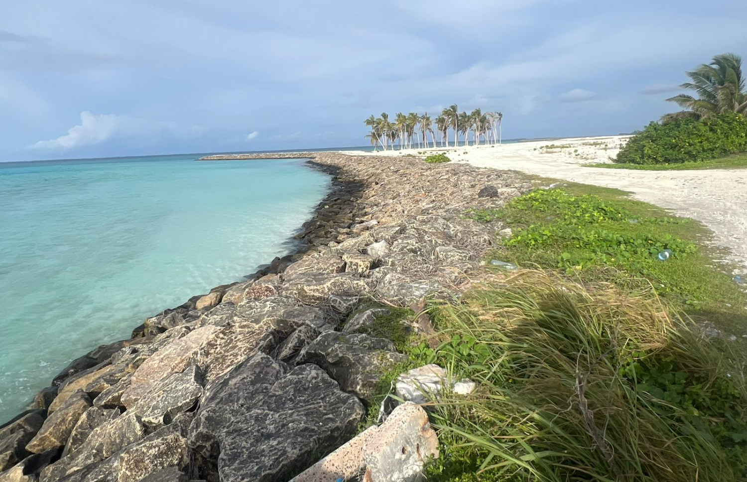 ސ. ހަންކެޑެ. އެ ރަށުގެ ރިސޯޓު ހެދުމަށް ކަނޑައަޅާފައިވާ ސަރަހައްދު -- ފޮޓޯ: މިހާރު