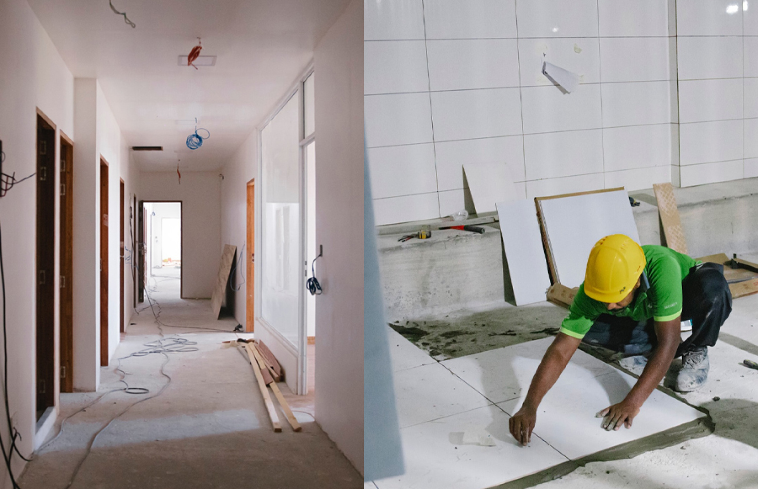 ހުޅުމާލޭގައި ހަދާ ކްރިމިނަލް ކޯޓާއި ޑްރަގް ކޯޓުގެ އިމާރާތުގެ މަސައްކަތް އެޗްޑީސީގެ މުވައްޒަފުން ކުރަނީ.-- ފޮޓޯ: އެޗްޑީސީ