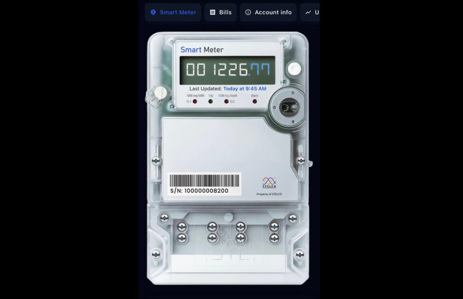 ސްޓެލްކޯގެ ސްމާޓް މީޓަރެއް.