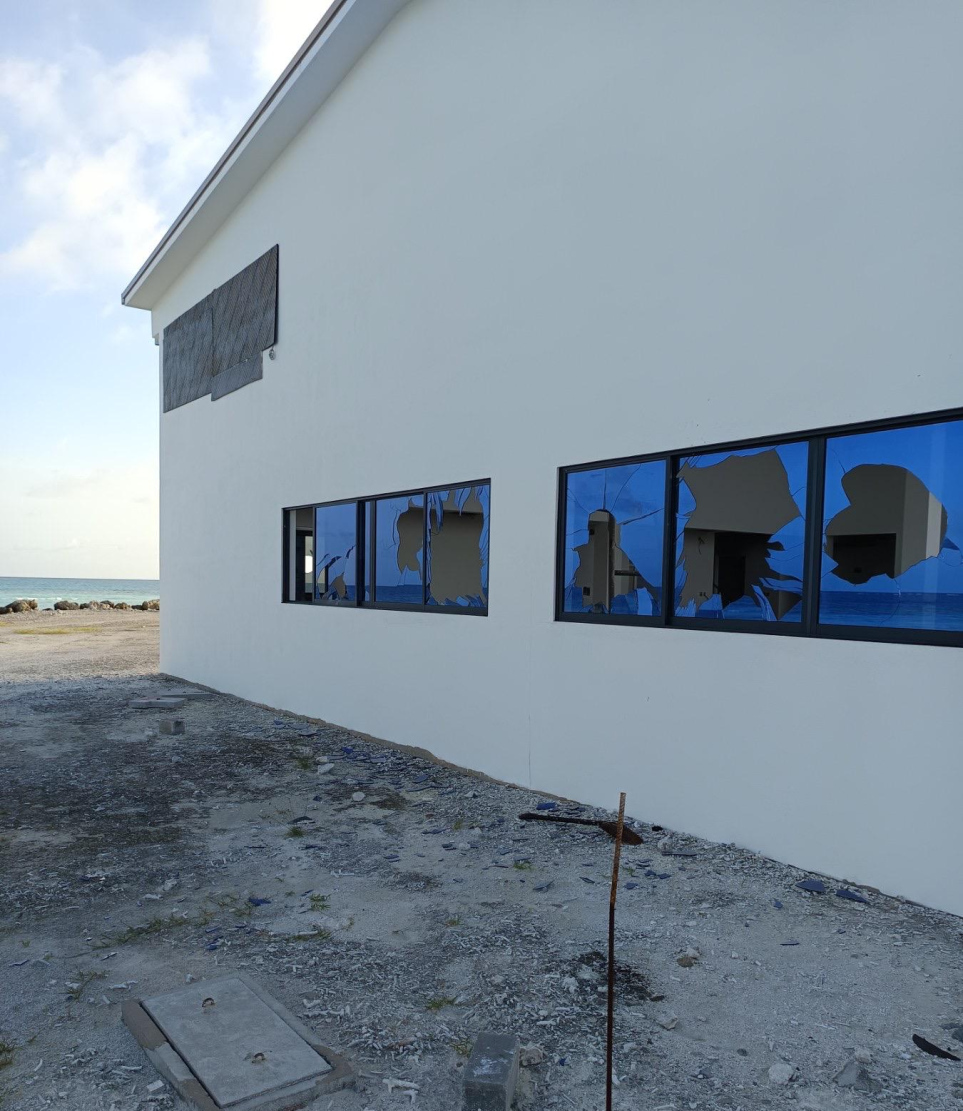 ފ. މަގޫދޫ އެއާޕޯޓުގެ ފަޔަ ސްޓޭޝަންގެ އިމާރާތަށް ބަޔަކު ގެއްލުން ދީފައި.