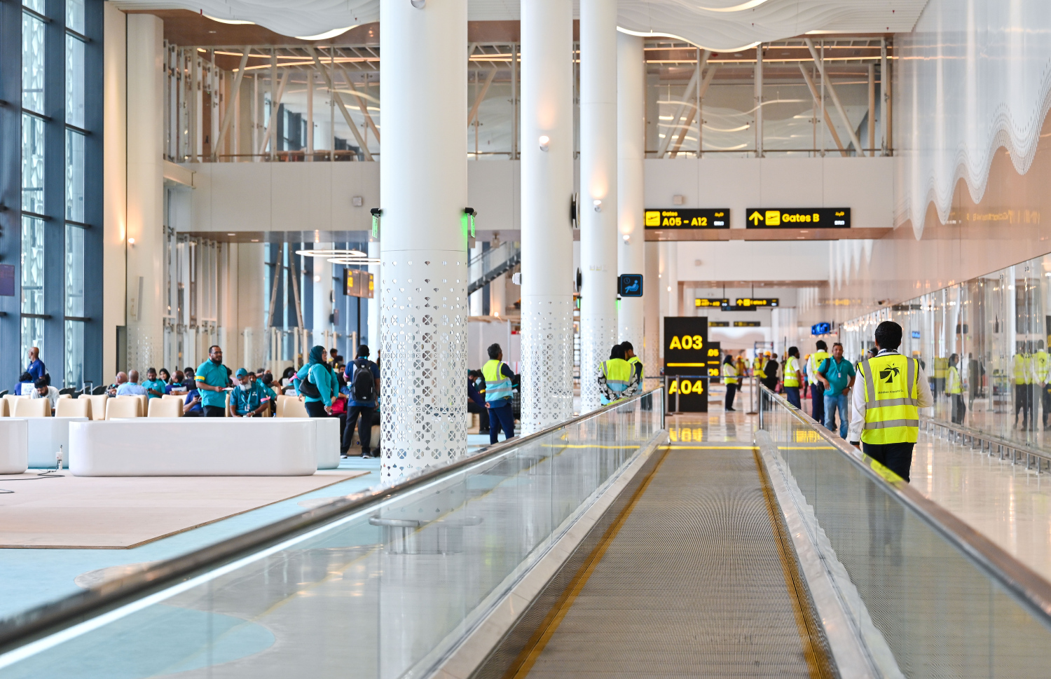 އާ ޓާމިނަލް. އެ ޓާމިނަލުގައި ވަނީ އެންމެ ޒަމާނީ ވަސީލަތްތައް ގާއިމްކޮށްފައި -- ފޮޓޯ: ފަޔާޒް މޫސާ / މިހާރު