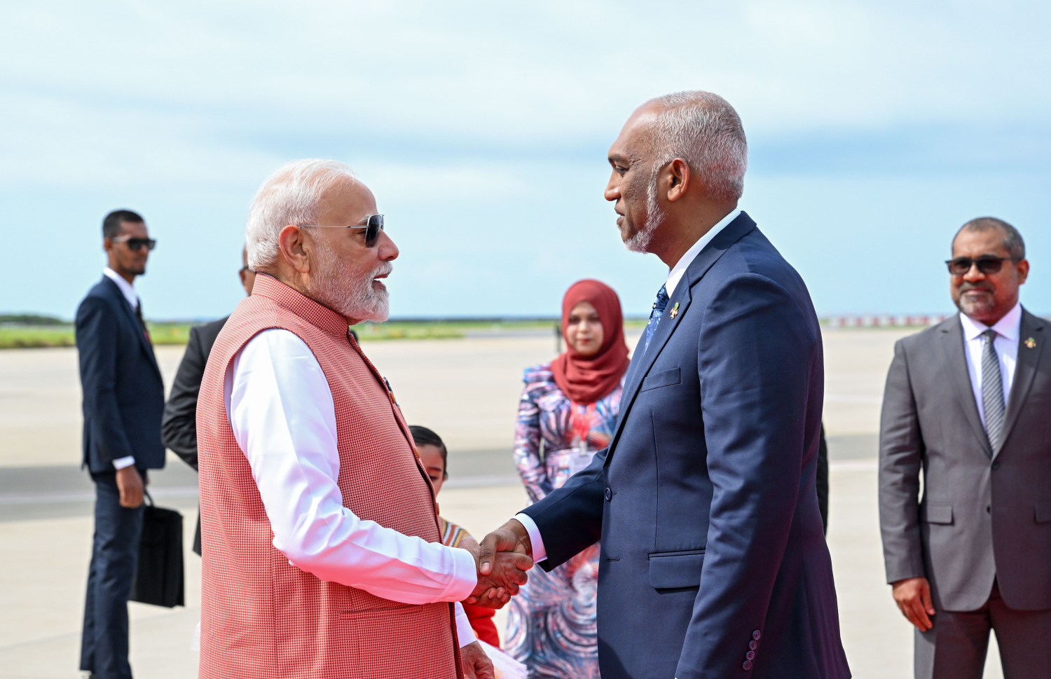 އިންޑިއާގެ ބޮޑުވަޒީރު މޯދީ ރާއްޖެ ވަޑައިގަތުން