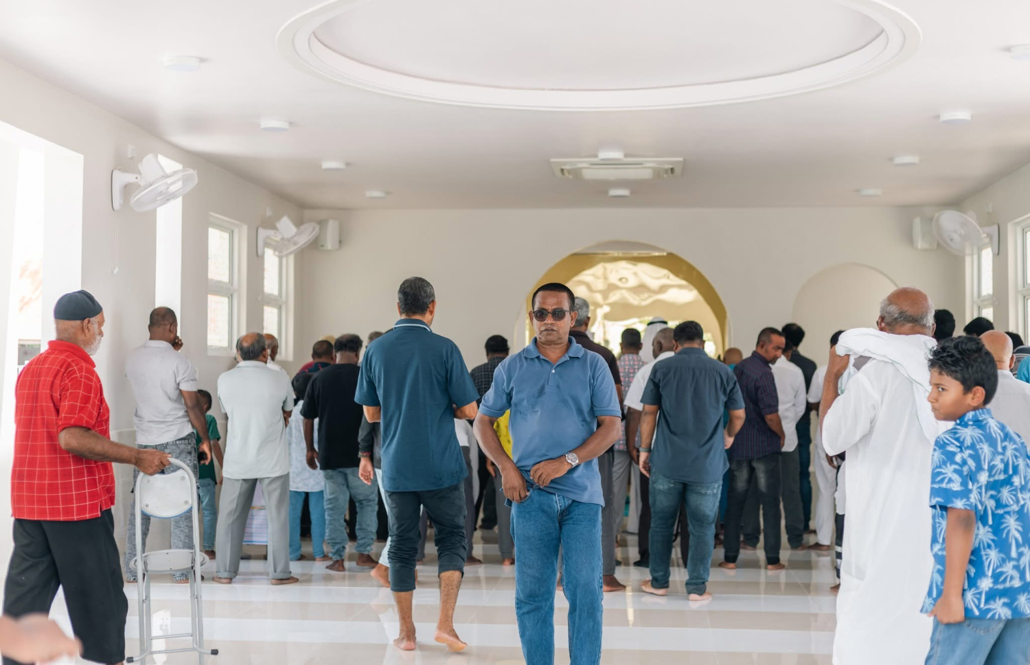 ކުވައިތުގެ ވިޔަފާރިވެރިޔަކު ނ. މަނަދޫގައި ބިނާކުރެއްވި މިސްކިތް.-- ފޮޓޯ: މަނަދޫ ކައުންސިލް