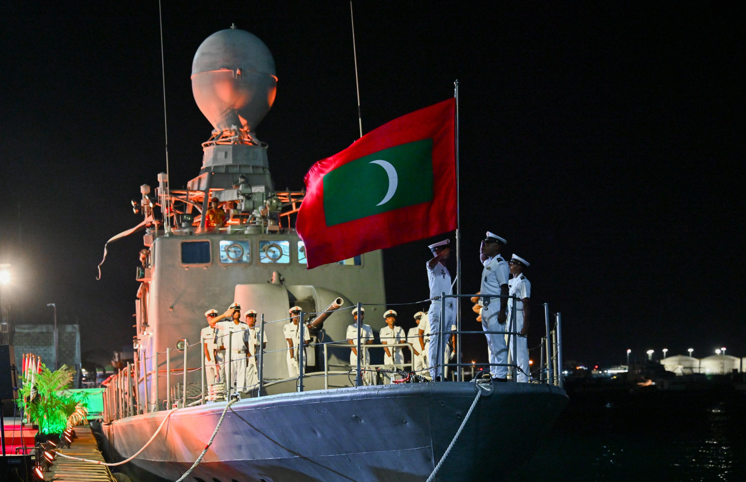 ތުރުކީން ރާއްޖެއަށް ހަދިޔާކުރި ޓީސީޖީ ވޮލްކަން (ޕީ-343) މަނަވަރު -- ފޮޓޯ: ނިޝާން އަލީ| މިހާރު