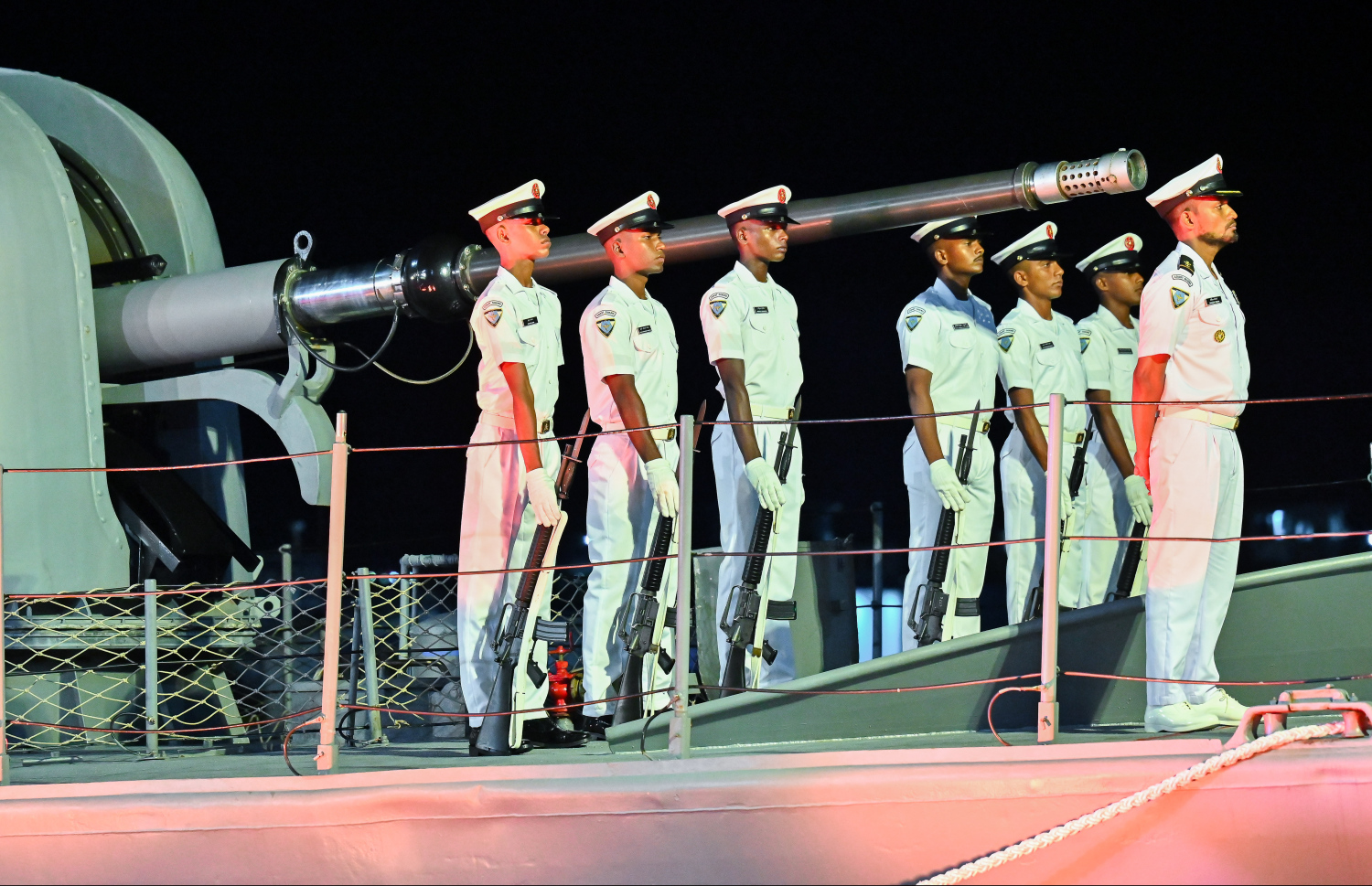 ތުރުކީން ރާއްޖެއަށް ހަދިޔާކުރި ޓީސީޖީ ވޮލްކަން (ޕީ-343) މަނަވަރު.---ފޮޓޯ: ނިޝާން އަލީ| މިހާރު