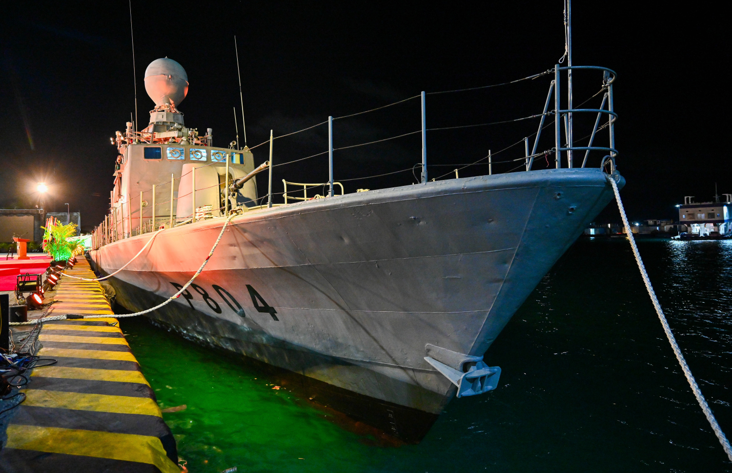 ތުރުކީން ރާއްޖެއަށް ހަދިޔާކުރި ޓީސީޖީ ވޮލްކަން (ޕީ-343) މަނަވަރު -- ފޮޓޯ: ނިޝާން އަލީ| މިހާރު