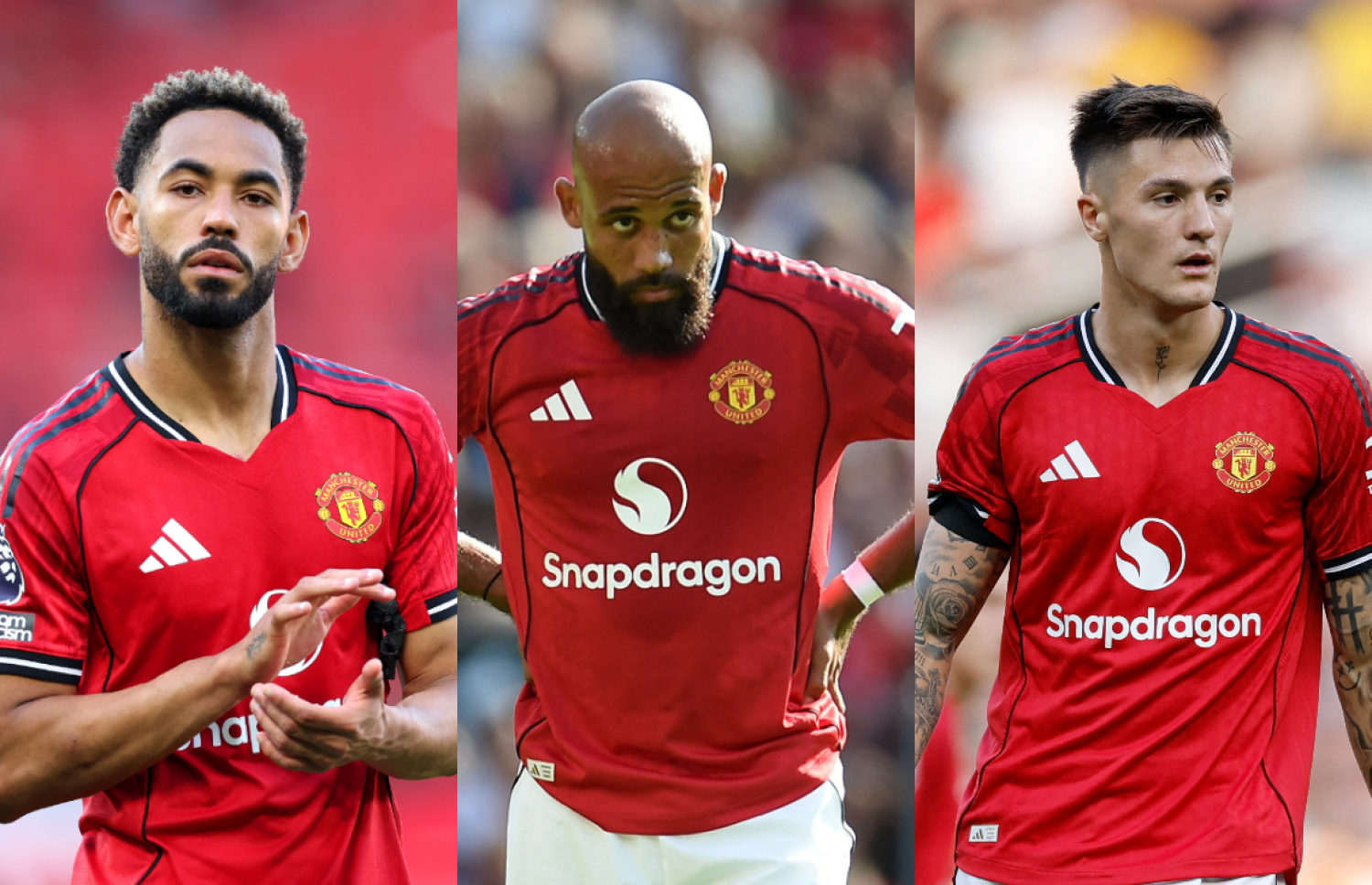 ޔުނައިޓެޑްގެ ސެސްކޯ (ކ)، އެމްބުއެމޯ (މ) އަދި ކުންޔާ (ވ).--