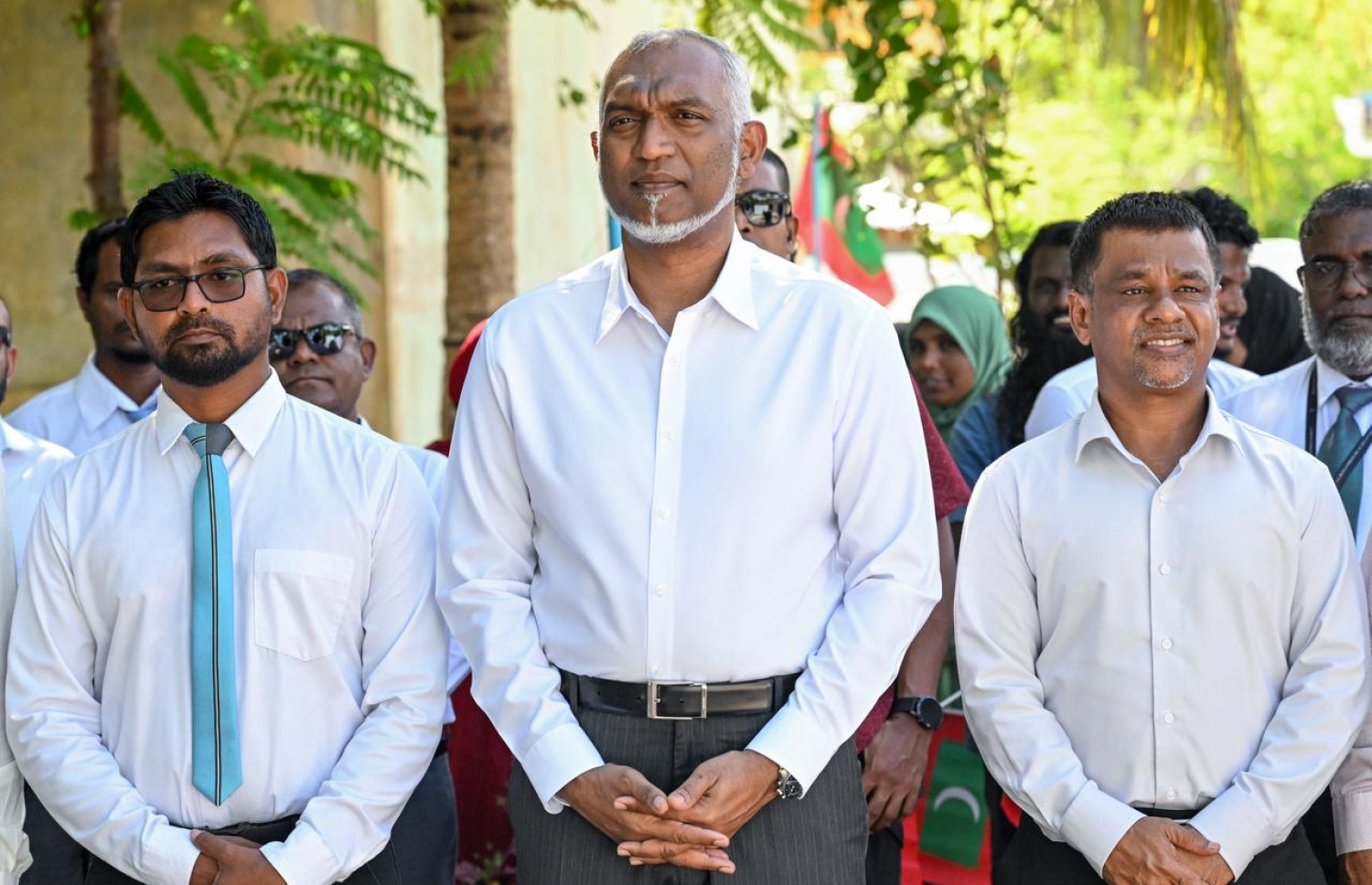 ރައީސް ޑރ. މުހައްމަދު މުއިއްޒު އއ. ހިމަންދޫއަށް ވަޑައިގަތުން.-- ފޮޓޯ: ރައީސް އޮފީސް