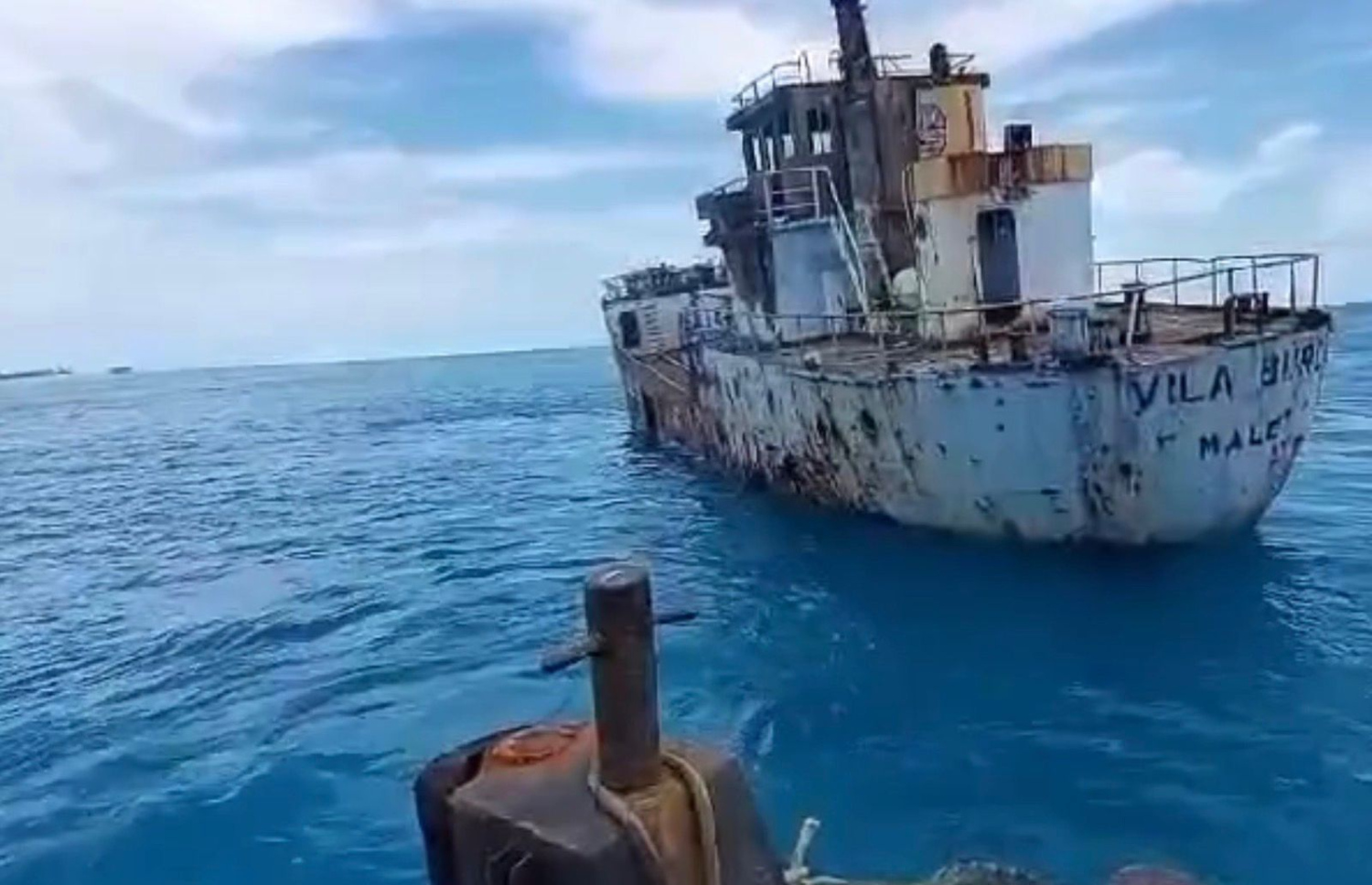 މާމިގިލީގައި ޝިޕްރެކް.-- ފޮޓޯ: މުހައްމަދު ރީހާން