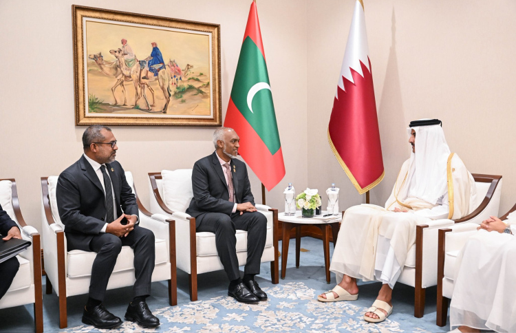 Qatar ge kureege Emir avahaara vumuge hiythaamaigai baiverive vadaigathumah Raees Muizzu e gaumah