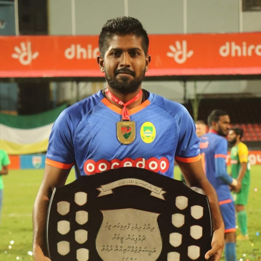 ޒިމާމް ވަނީ މާޒިޔާ އާއެކު ދިވެހި ޕްރިމިއާ ލީގު 2019/2020 ކާމިޔާބު ކޮށްފަ.-- ފޮޓޯ: މާޒިޔާ