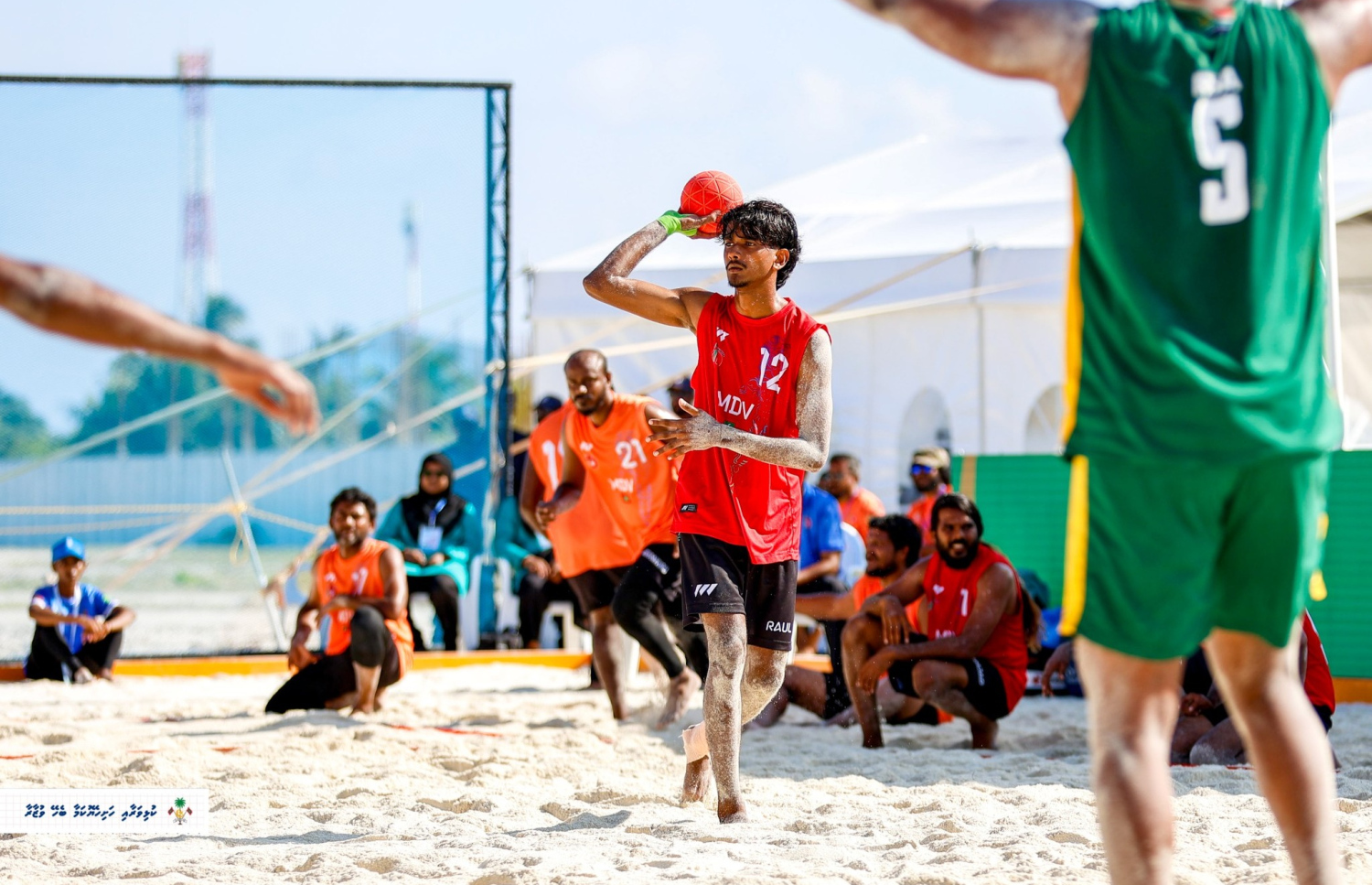 މިއަދު ދެކުނު އެފްރިކާއާ ދެކޮޅަށް ރާއްޖޭން ކުޅުނު މެޗު --- ފޮޓޯ: ސްޕޯޓްސް މިނިސްޓްރީ