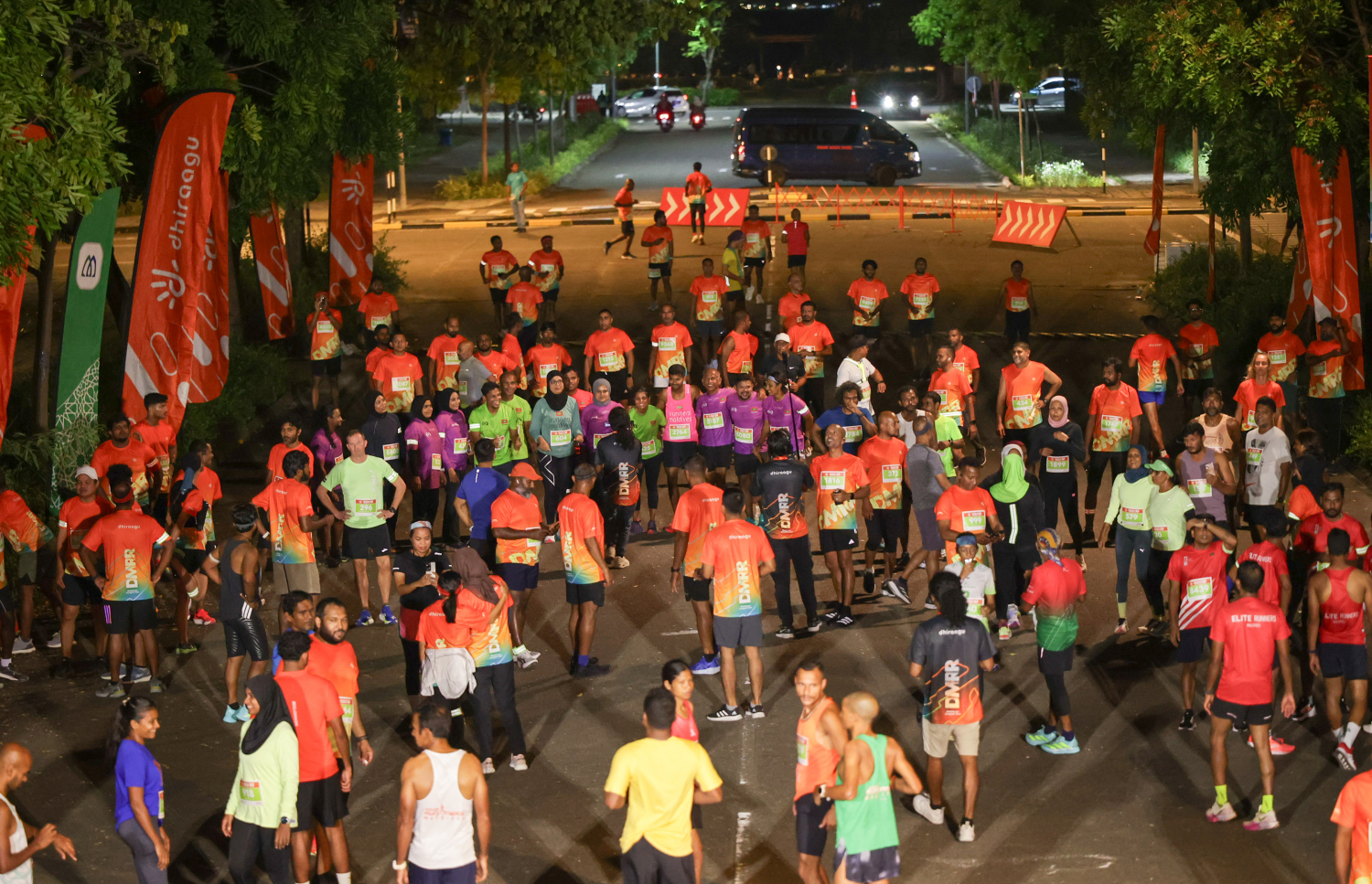 ރާއްޖޭގައި ބާއްވާ ދުވުމުގެ އެންމެ ބޮޑު ރޭސް، ދިރާގު މޯލްޑިވްސް ރޯޑް ރޭސްގެ މި އަހަރުގެ 10 ކިލޯމީޓަރު ދުވުމުގެ ތެރެއިން.--- ފޮޓޯ: ދިރާގު