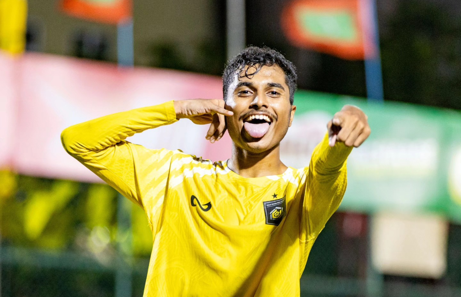 ފައިނަލް މެޗުގައި ގޯލު ޖެހުމަށް ފަހު އަފްލާޒް.-- ފޮޓޯ: އިމޭޖަސް އެމްވީ