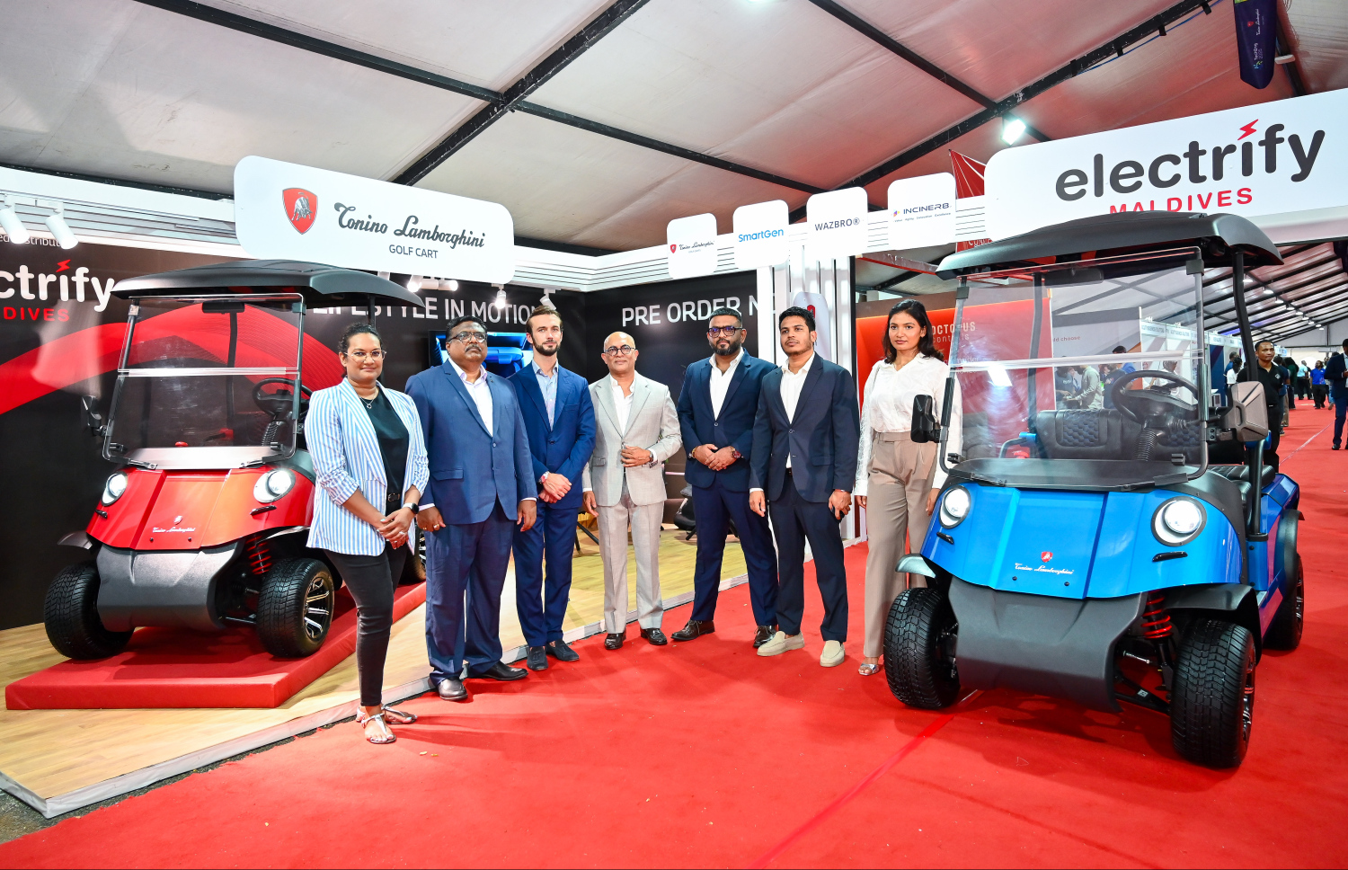 ލެމްބޯގިނީ ގޮލްފް ކާޓް ރާއްޖެއަށް ތައާރަފްކުރުން