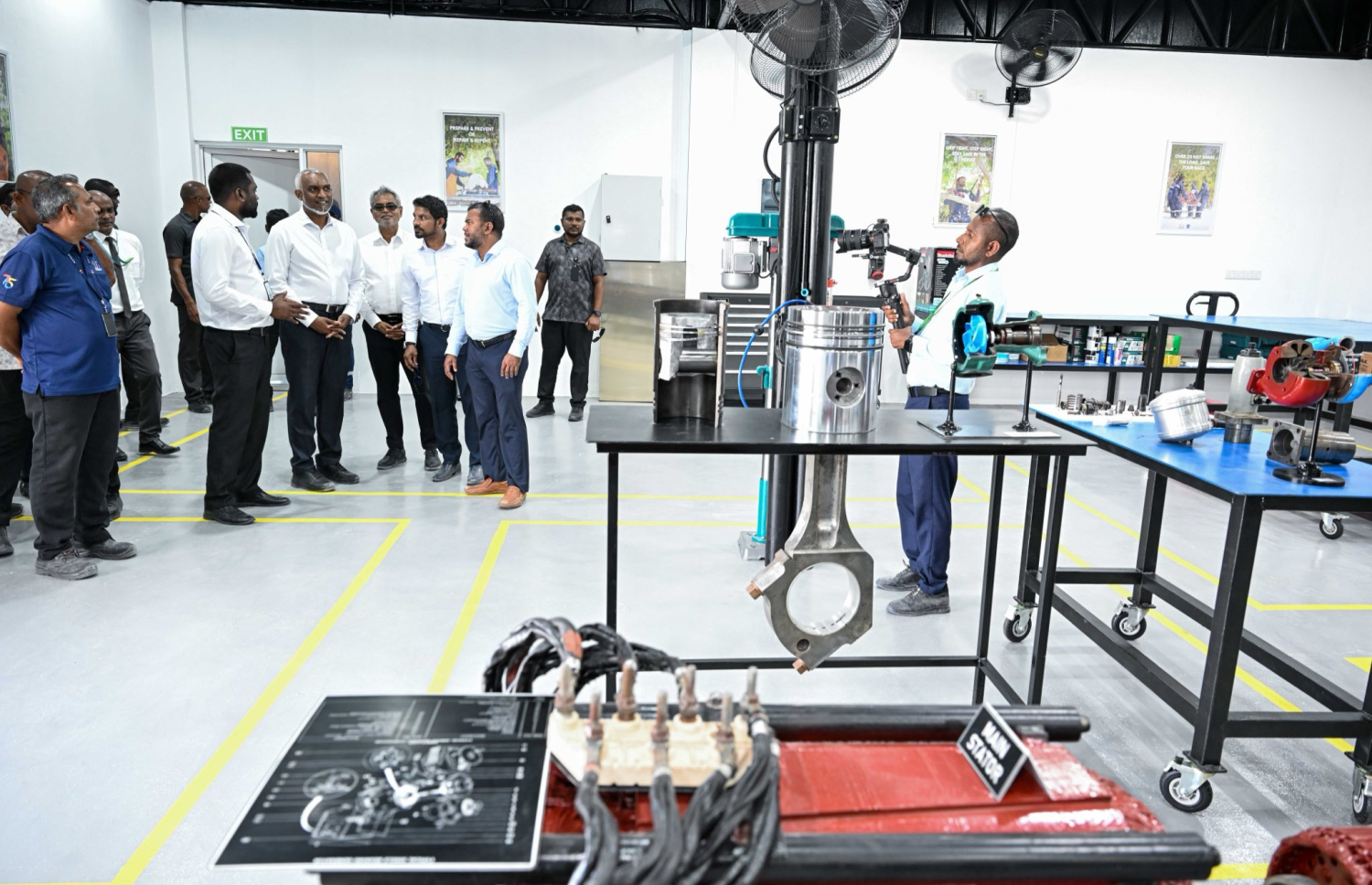 ސްޓެލްކޯއިން ކ. ތުލުސްދޫގައި އިއްޔެ ހުޅުވި ސްޓޭޓް ޔުނިޓީ ސްކިލް އެކަޑަމީ-- ފޮޓޯ: ރައިސް އޮފީސް