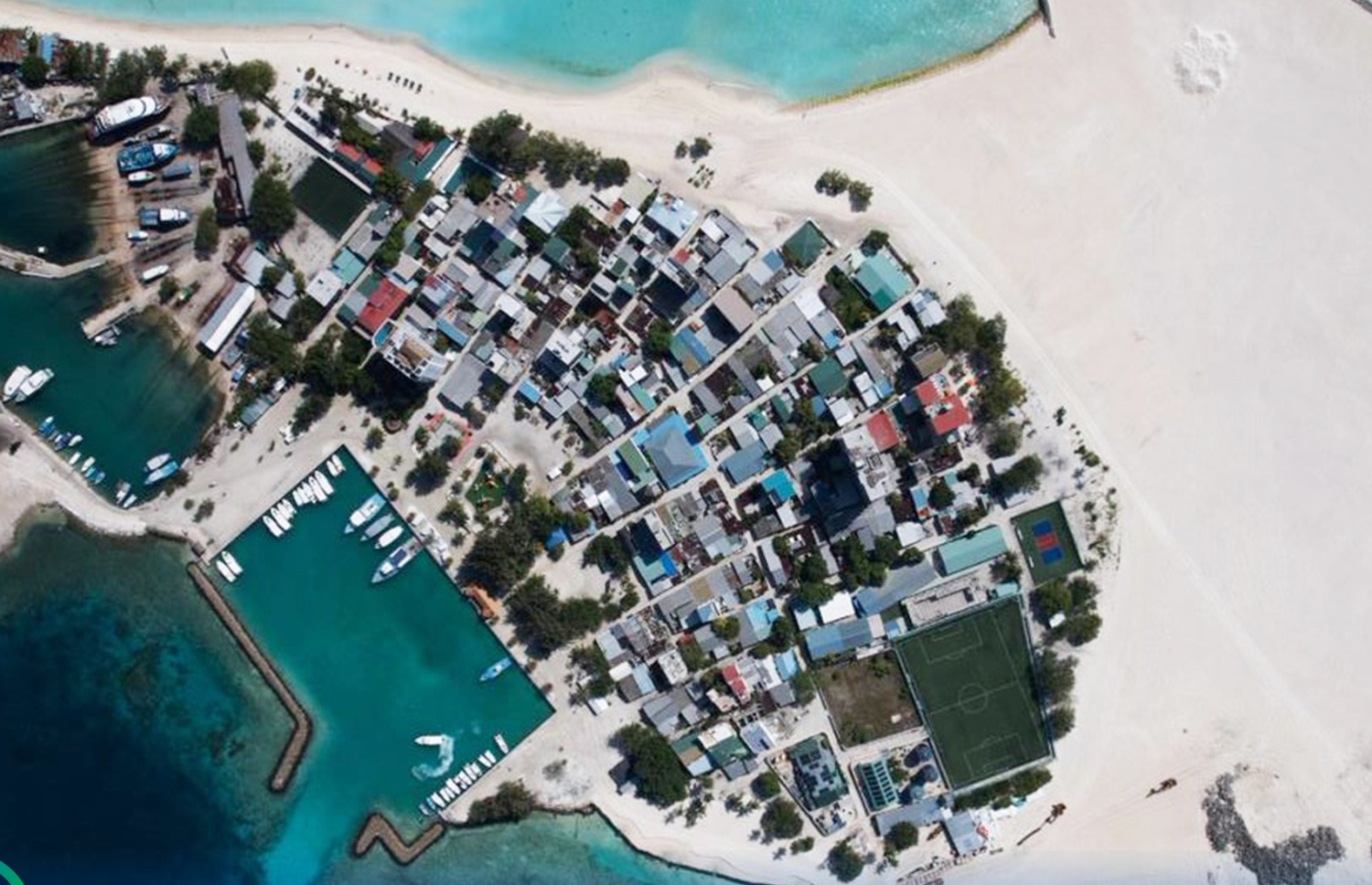 ގުޅީގައި ހިންގި ބިން ހިއްކުމުގެ މަޝްރޫއުގައި އިތުރުކުރި ބިން. ފޮޓޯ: އެމްޓީސީސީ