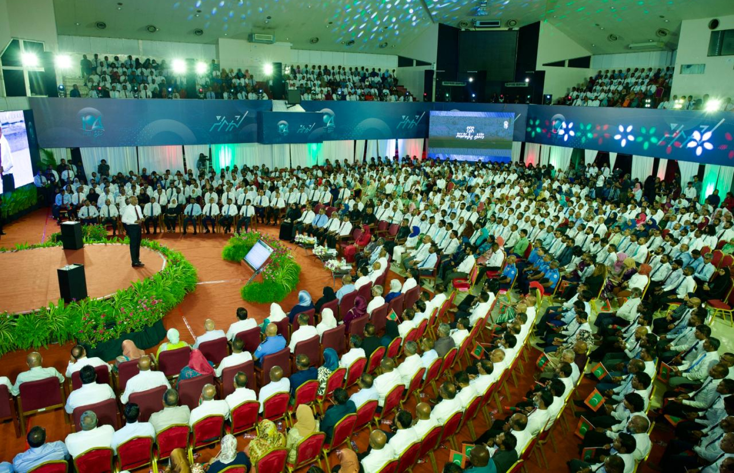 ސަރުކާރަށް ދެ އަހަރު ފުރުން ފާހަގަކުރަން ބޭއްވި އިވެންޓްގެ ތެރެއިން: ނަފްސާނީ ބަލީގެ ހުރިހާ ފަރުވާއަކަށް އާސަންދަ ހަމަޖެހޭނެ ކަމަށް ރައީސް ވިދާޅުވި - ފޮޓޯ: ނިޝާން އަލީ / މިހާރު