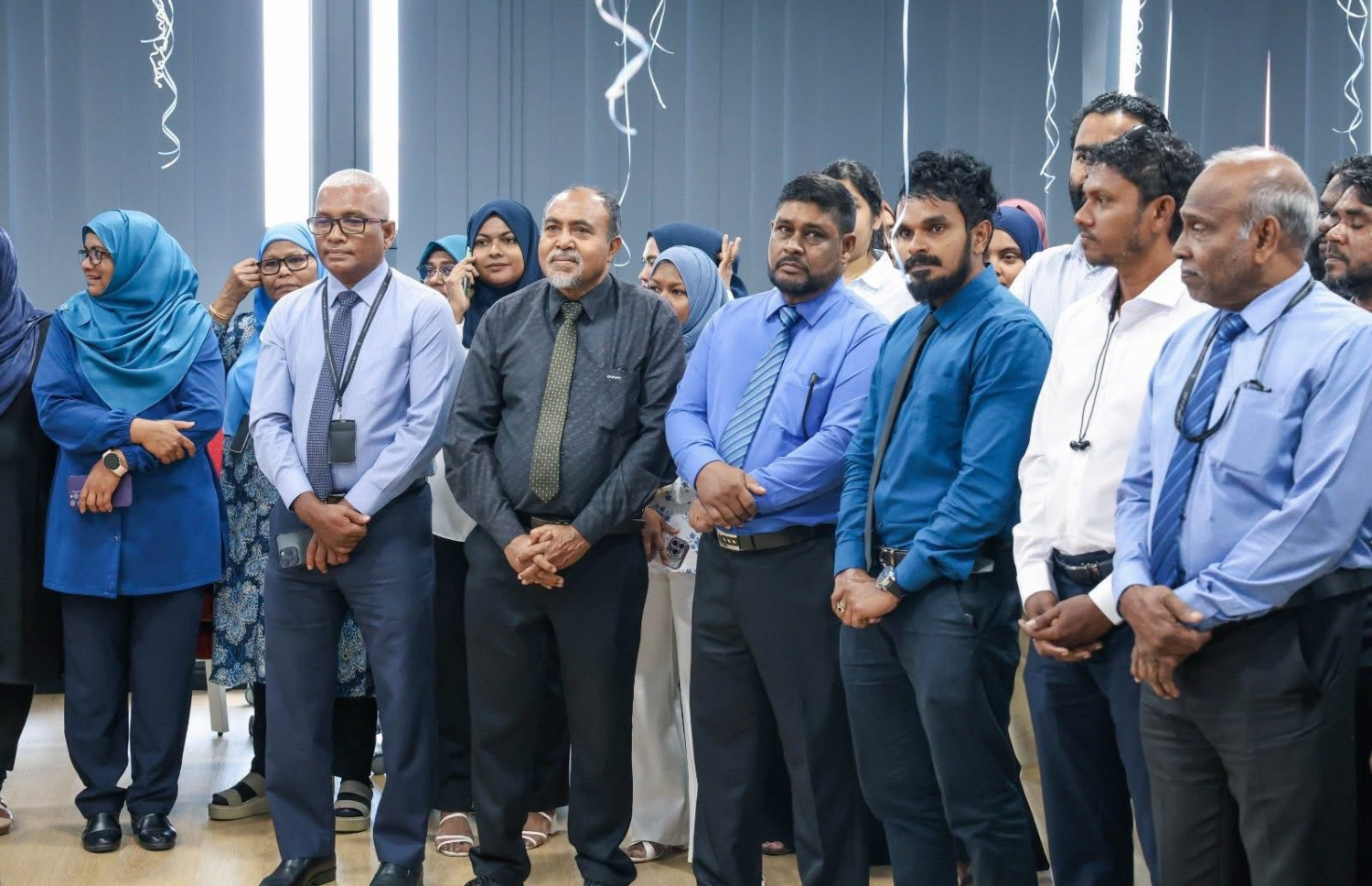 ފިރިހެނުންގެ ދުވަސް ފާހަގަ ކުރުމުގެ ގޮތުން ސޯޝަލް އެންޑް ފެމިލީ ޑިވެލޮޕްމެންޓް މިނިސްޓްރީން ބޭއްވި ހަފްލާގައި އެ މިނިސްޓްރީގެ މުވައްޒަފުން ބައިވެރިވަނީ --- ފޮޓޯ/ސޯޝަލް އެންޑް ފެމިލީ ޑިވެލޮޕްމަންޓް މިނިސްޓްރީ