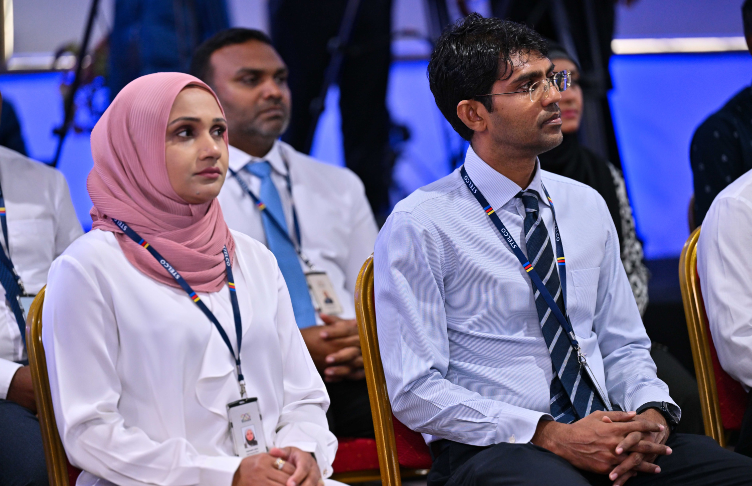 ސްޓެލްކޯގެ ޑީއެމްޑީ އަޒްވަރު (ކ) ރަސްމިއްޔާތެއްގައި ބައިވެރިވެވަޑައިގަންނަވަނީ.---ފޮޓޯ: ރައީސް އޮފީސް