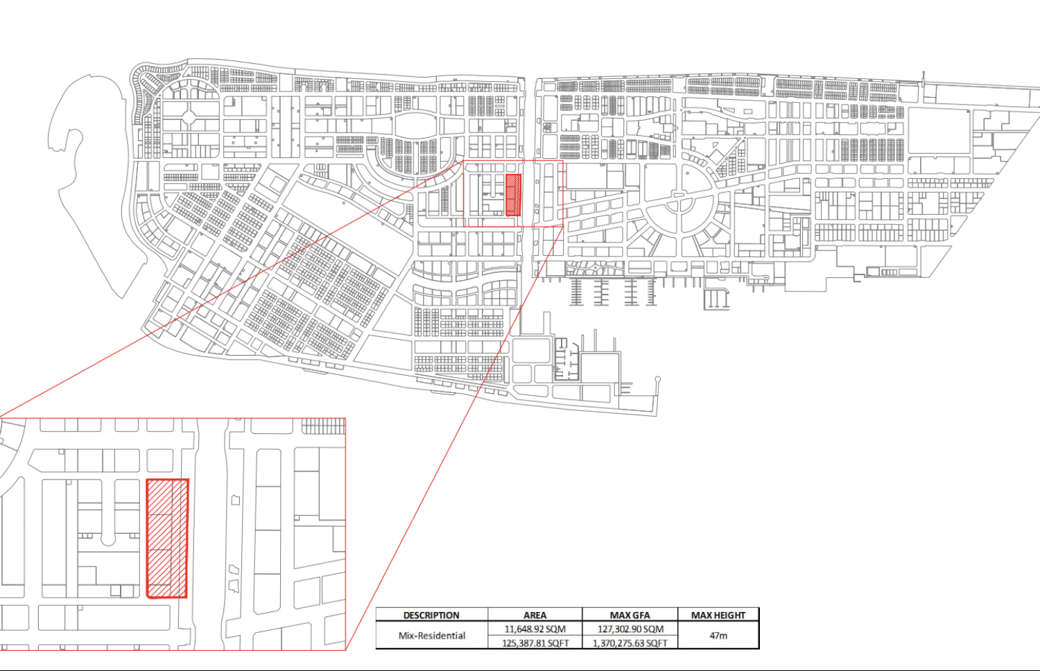 މިކްސްޑް ލަގްޒަރީ ރެޒިޑެންޝަލް ބިލްޑިން އަޅާނެ ސަރަހައްދު.