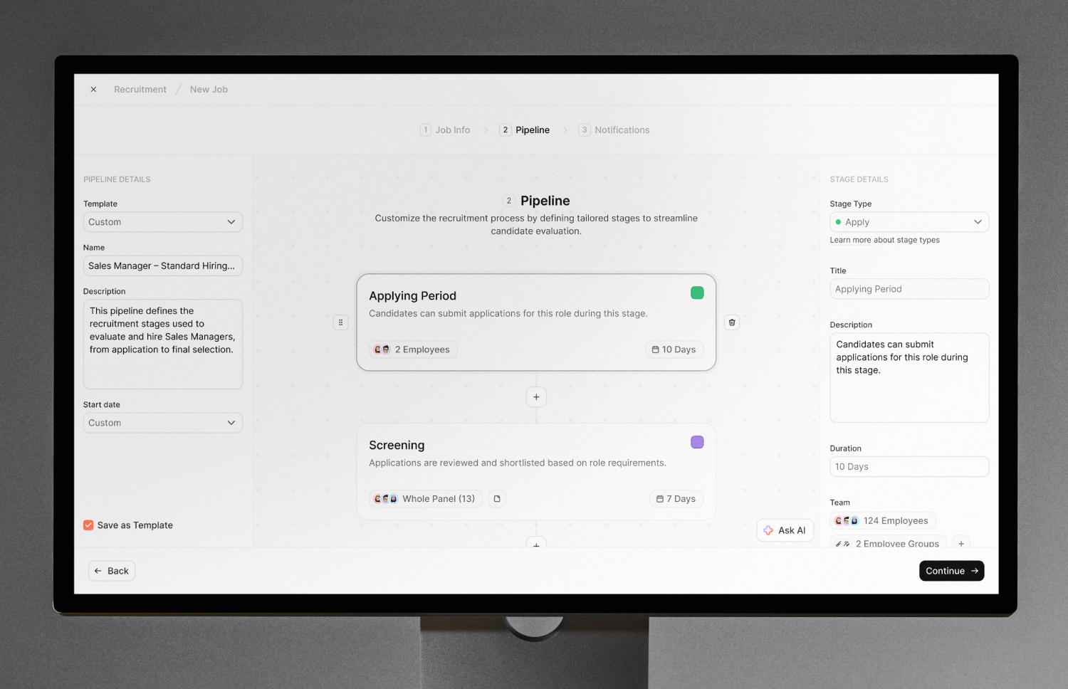 "ހިއުމަންލޮޓް"އަށް ތައާރަފްކޮށްފައިވާ "ރެކްރޫޓްމަންޓް" ފީޗާ. -- ފޮޓޯ: ލޫޕްކްރާފްޓް