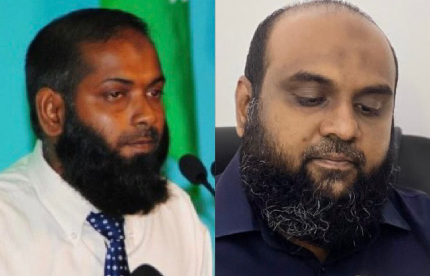 އަދާލަތު ޕާޓީގެ ރައީސްގެ މަގާމަށް ކުރިމަތިލެއްވި އެ ޕާޓީގެ މިހާރުގެ ނައިބު ރައީސް ޝިފާން (ކ) އަދި އިކްރާމް