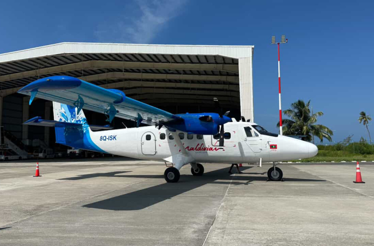 Mvr Position Maldivian connects four southern atolls with small planes