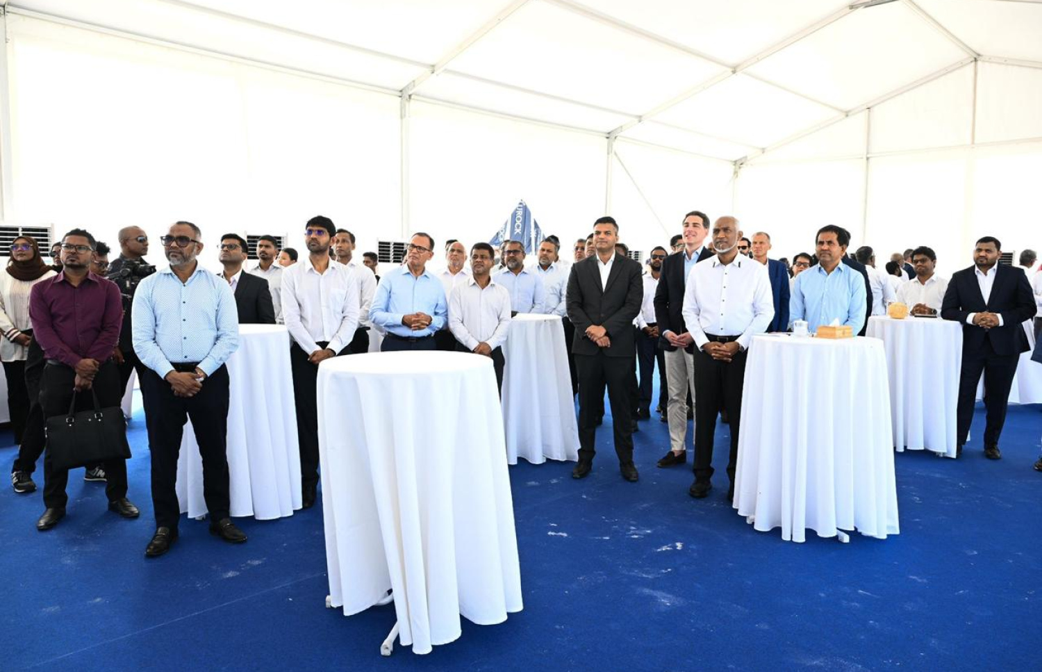 ސަސްޓެއިނަބުލް ޓައުުންޝިޕް "އައިލާ މޯލްޑިވްސް"ގެ އަމަލީ މަސައްކަތް ފެށުމުގެ ރަސްމިއްޔާތު. ފޮޓޯ: ރައީސް އޮފީސް