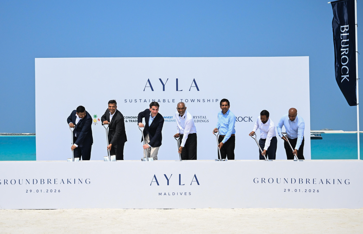 ސަސްޓެއިނަބުލް ޓައުުންޝިޕް "އައިލާ މޯލްޑިވްސް"ގެ އަމަލީ މަސައްކަތް ރައީސް ޑރ.މުހައްމަދު މުއިއްޒު މިއަދު ފަށްޓަވައިދެއްވަނީ. ފޮޓޯ: ރައީސް އޮފީސް