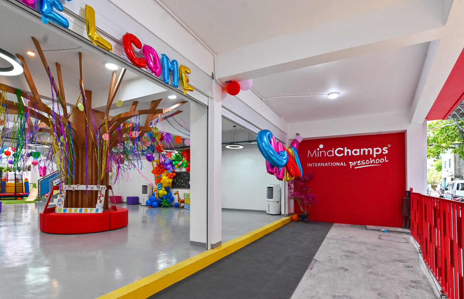 މިއަދު ކިޔަވައިދޭން ފެށި މައިންޑްޗޭމްޕްސް ޕްރީ ސްކޫލު.-- ފޮޓޯ: ފަޔާޒް މޫސާ / މިހާރު