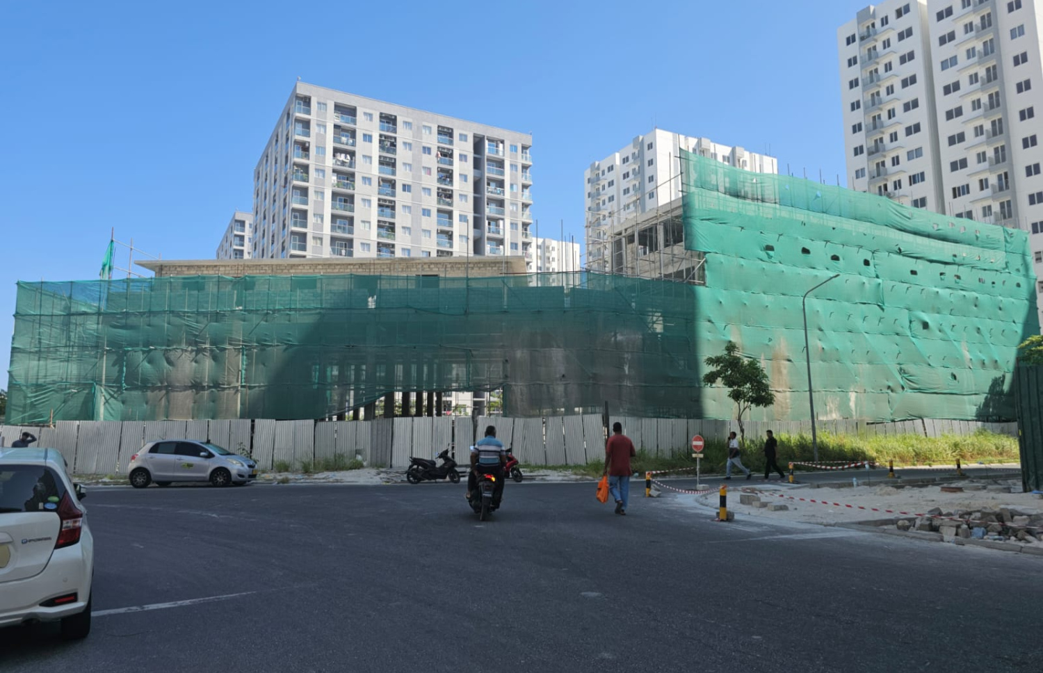 ހުޅުމާލޭ ފޭސް 2 ގައި އިމާރާތްކުރަމުން އަންނަ ފަޔާ ސްޓޭޝަން: އެތަނުގެ މަސައްކަތް ނިމުމުން އަލިފާނުގެ ހާދިސާތަކަށް އިޖާބަދެވޭ މިންވަރު އަވަސްވާނެ. -- ފޮޓޯ: ކިޔުންތެރިއެއް