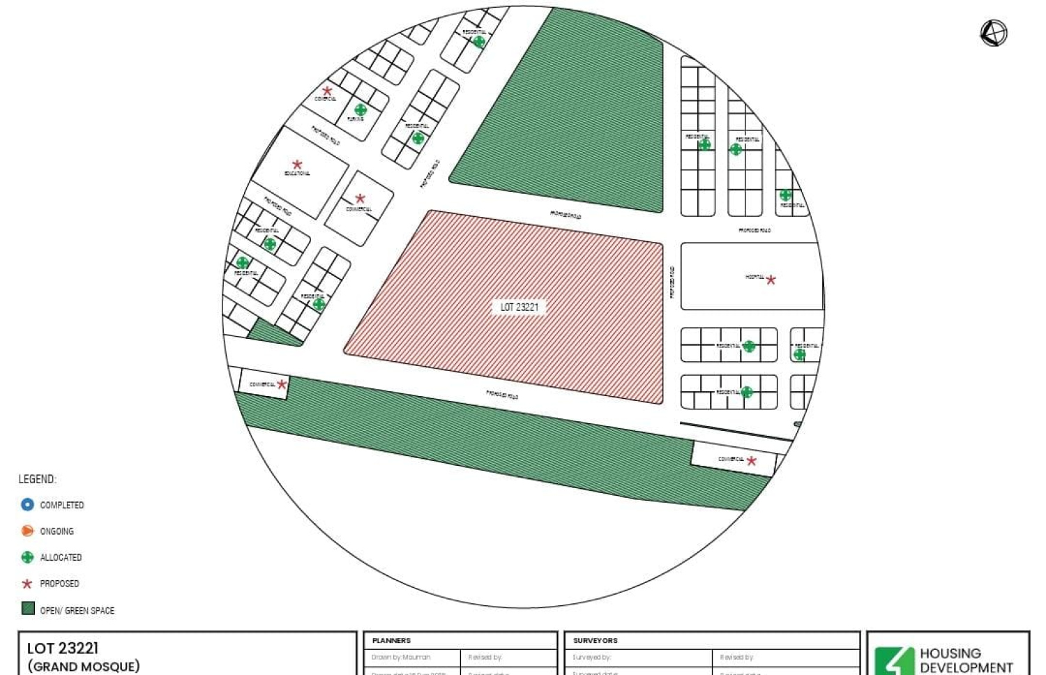 ހުޅުމާލެގައި ބިނާކުރާ ގްރޭންޑް މޮސްކް (ބޮޑު މިސްކިތް) އެޅުމަށް ނިންމާފައިވާ ތަނުގެ ކުރެހުމެއް.-- ފޮޓޯ: އިސްލާމިކް މިނިސްޓްރީ