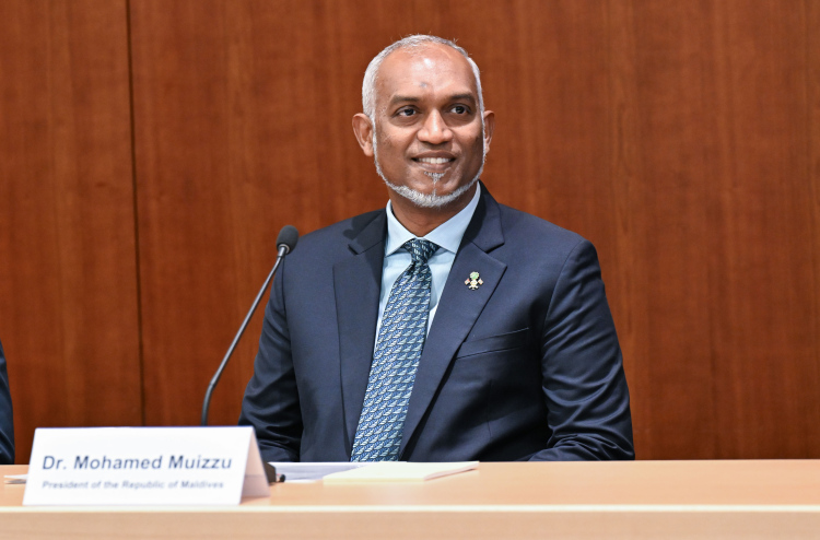 Aa boduvazeeru huvaakuraa rasmiyyaathah Raees Muizzu Bangladesh ah